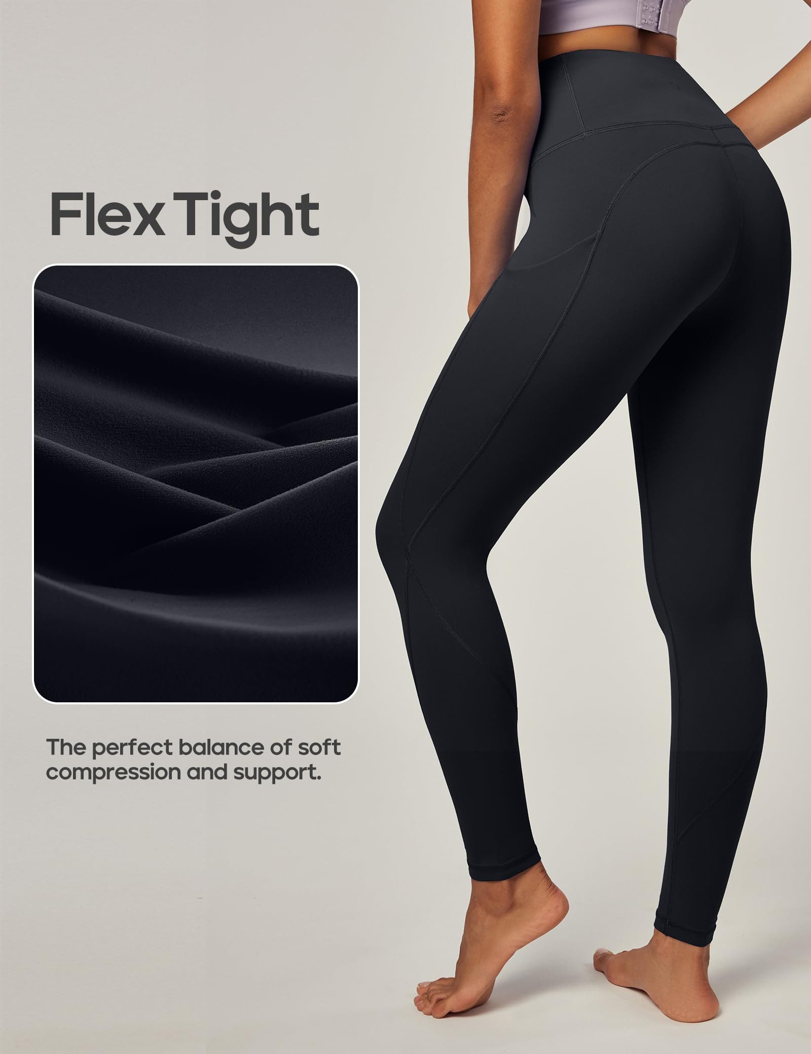 YI Röhrenhose Leggings für Damen,hohe Taille,Yogahose, Bauchkontrolle,Lauf- günstig online kaufen