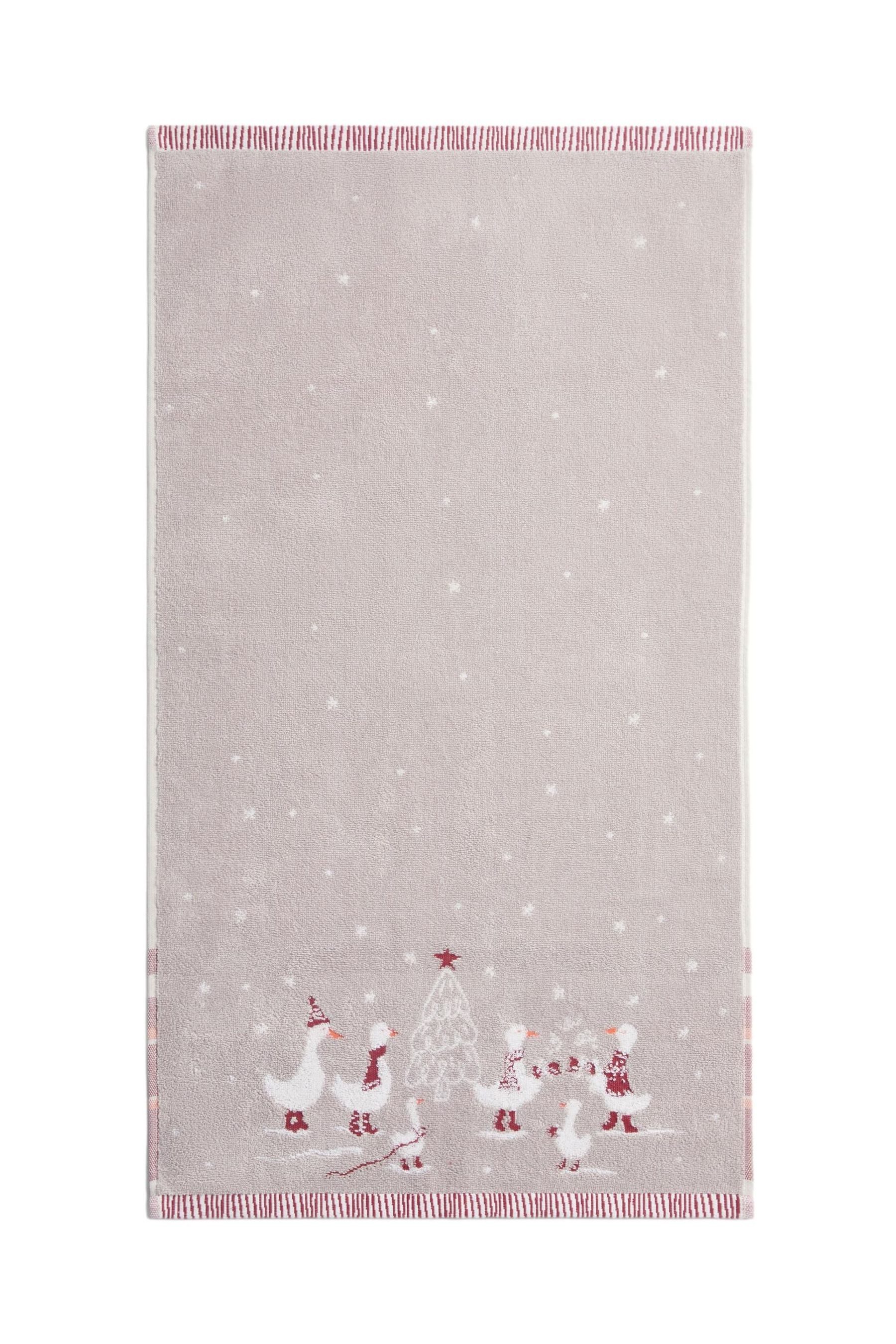 Next Handtuch Handtuch mit Gänse-Weihnachtsmotiv, (1-St) günstig online kaufen