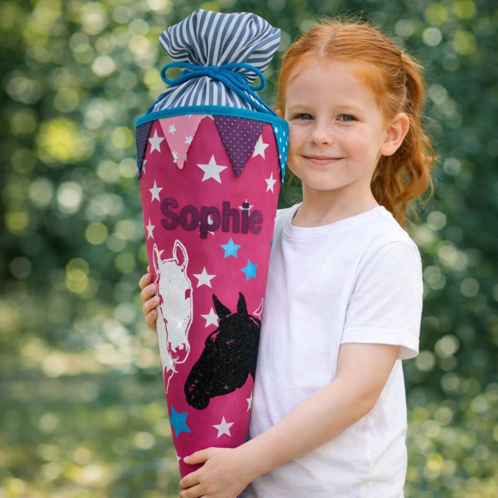 windeltou - MACH DEINS DRAUS Schultüte Stoffschultüte – Zuckertüte aus Stoff 35, 70 o. 85 cm, nachhaltig