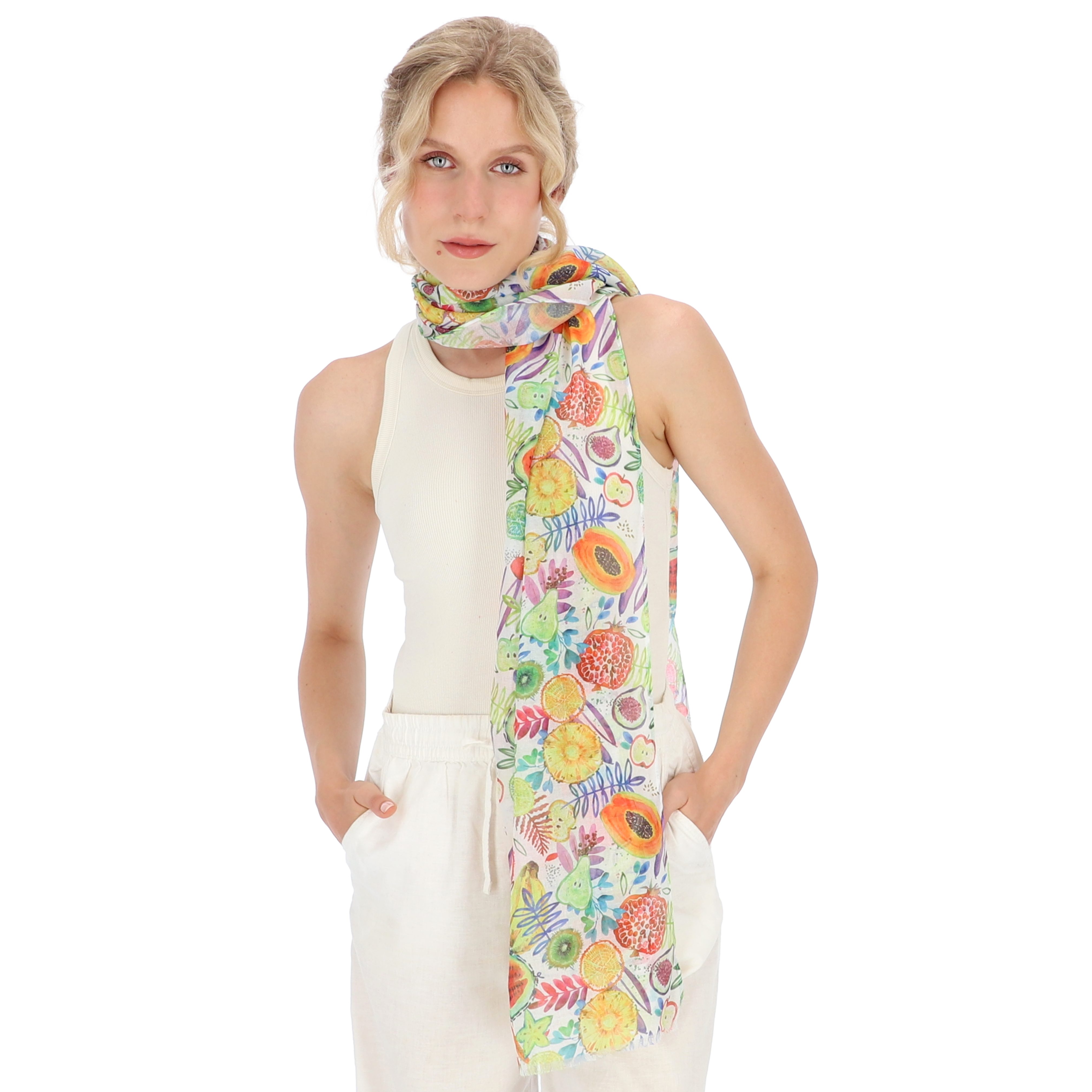 halsüberkopf Accessoires Modeschal Fruit Salad, muticolour