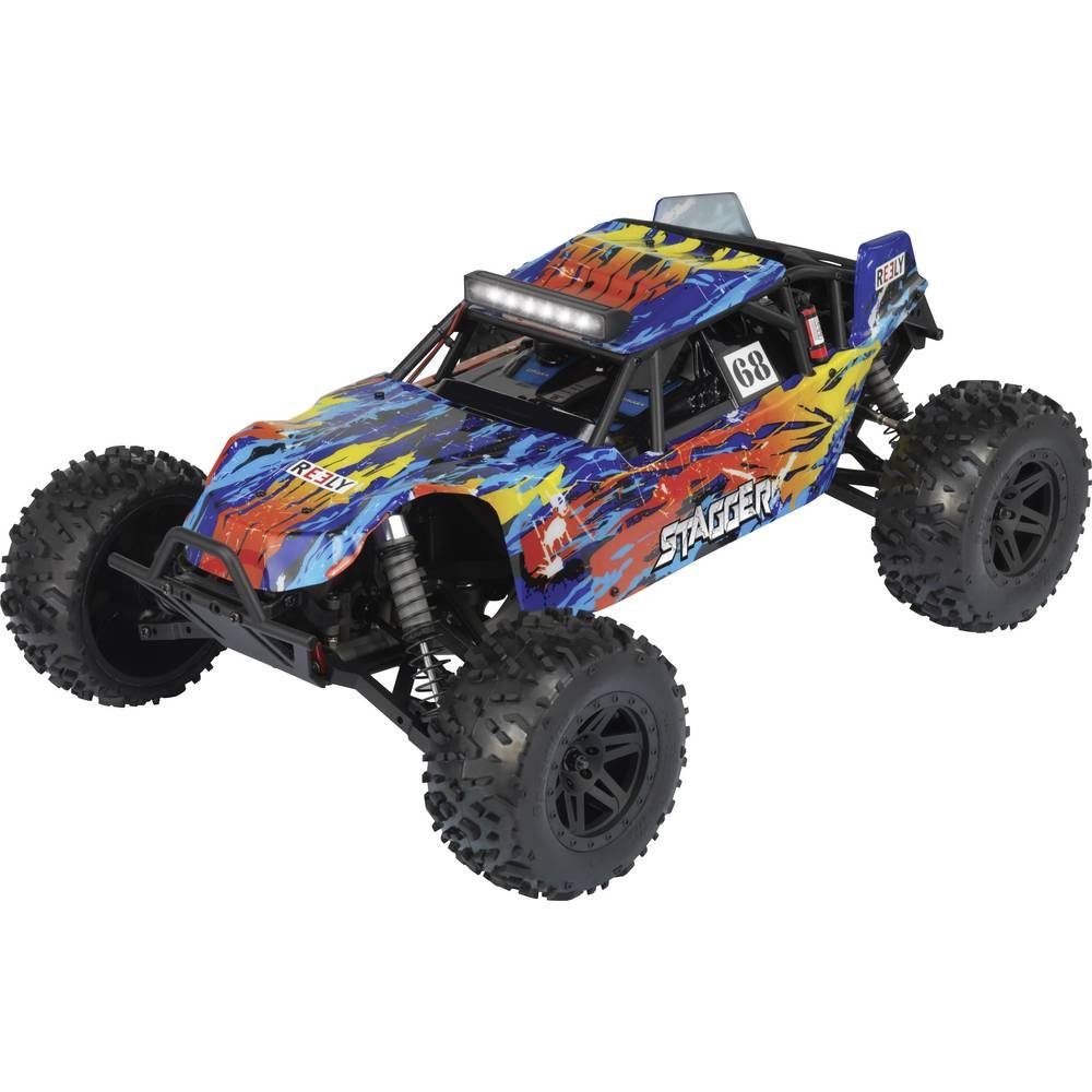 Reely RC-Auto 1:10 Elektro Sandbuggy 100% RtR Super Combo, inkl. Akku, Ladegerät und Senderbatterien