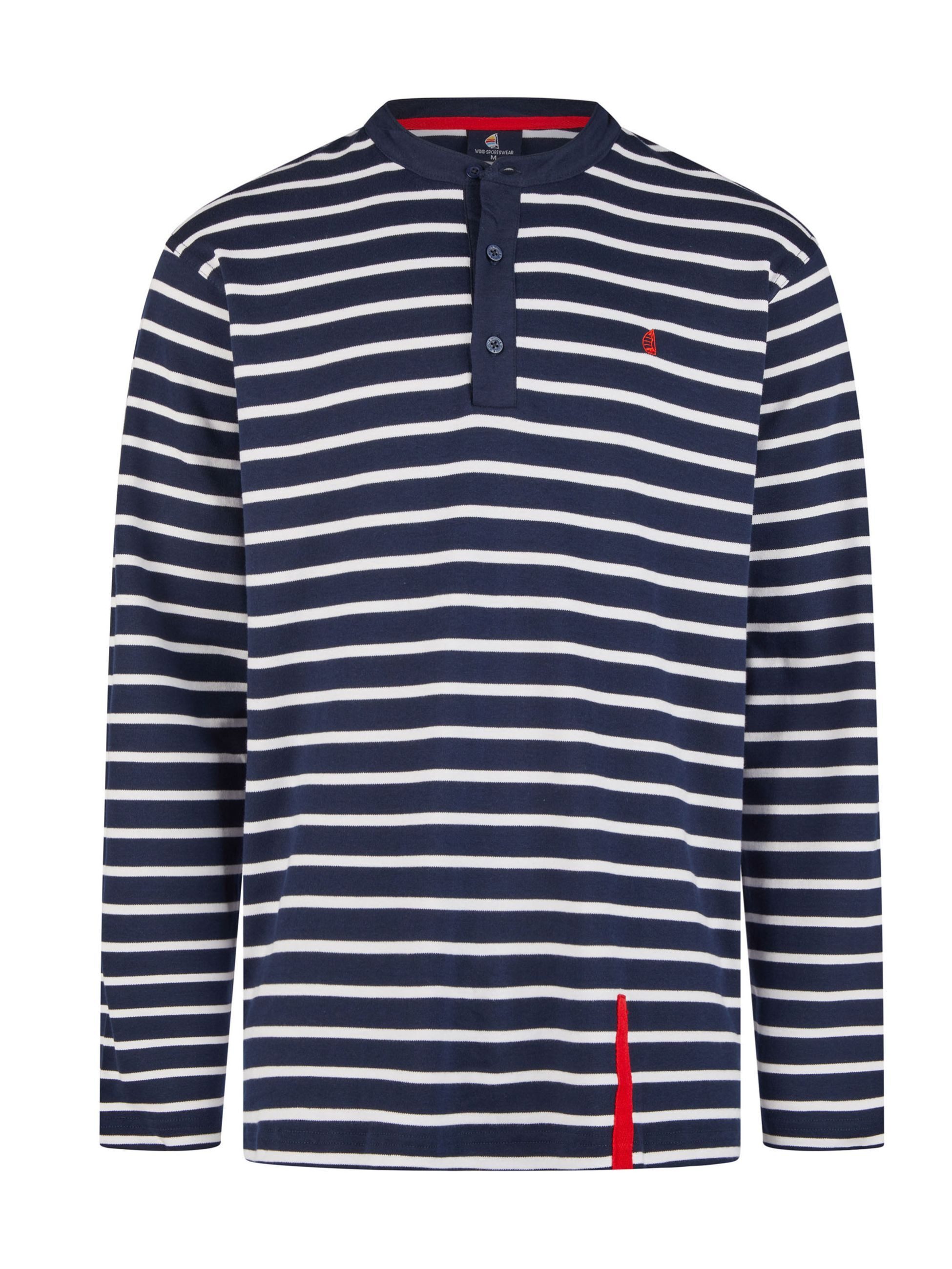 Wind sportswear Longsweatshirt Herren Polo Pique günstig online kaufen