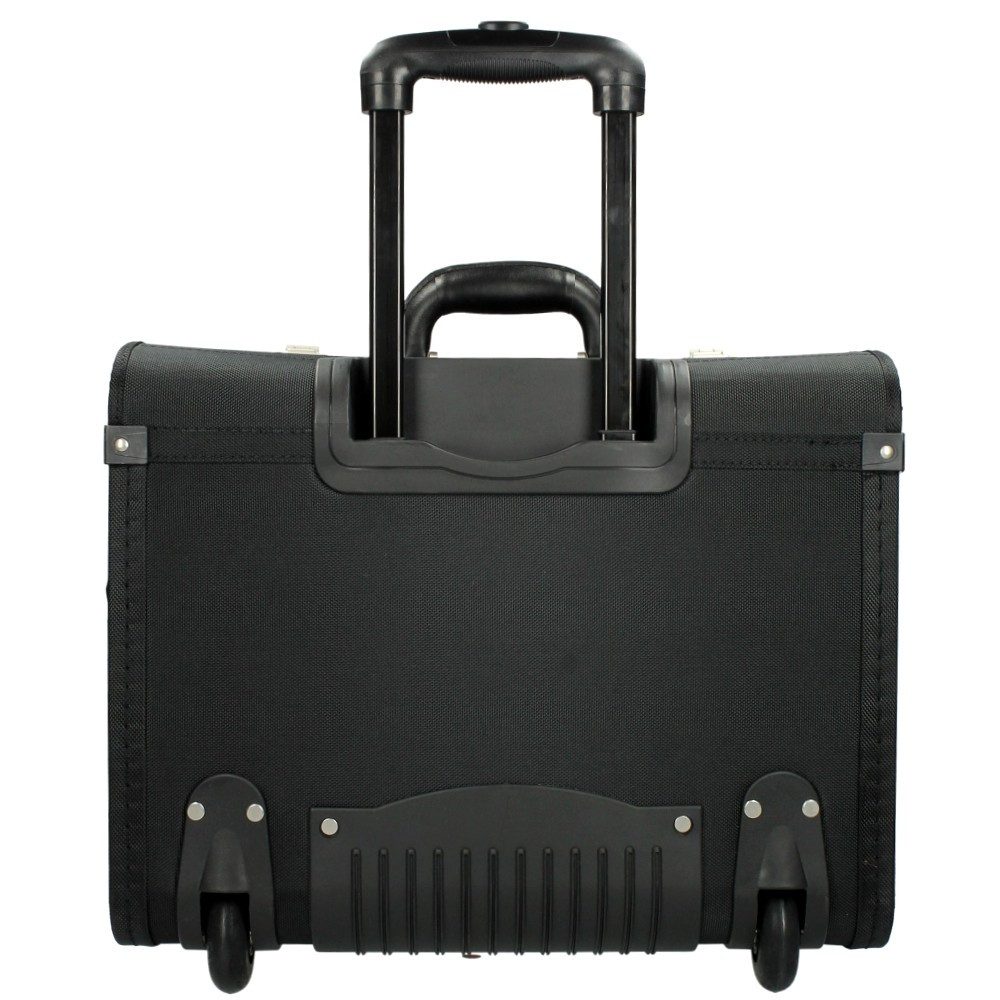 Dermata Pilotenkoffer Business-Trolley - Piloten-Koffer - 45,5 x 37 x 23 cm