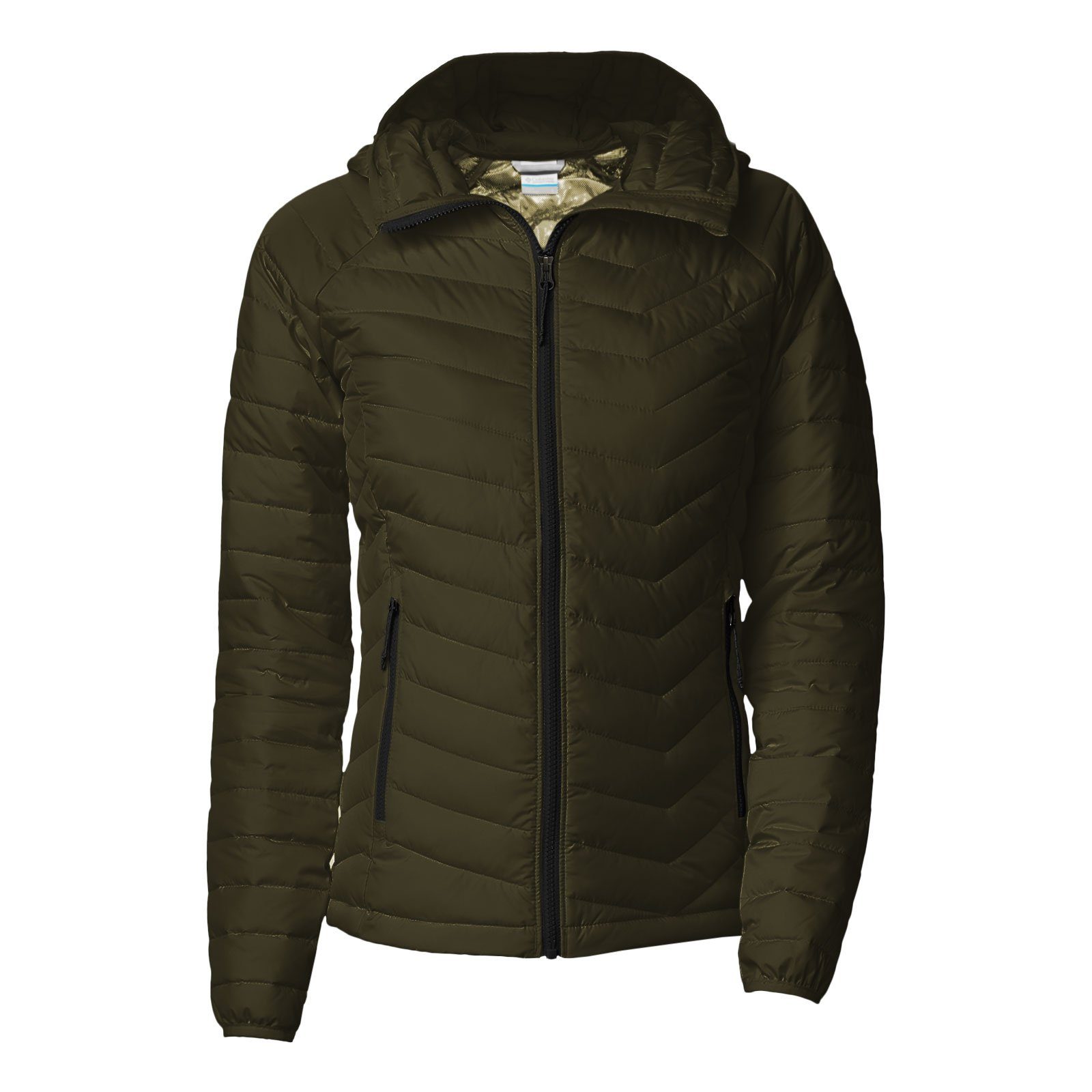 Columbia Steppjacke Powder Lite™ Hooded Jacket mit Kapuze 319 olive green