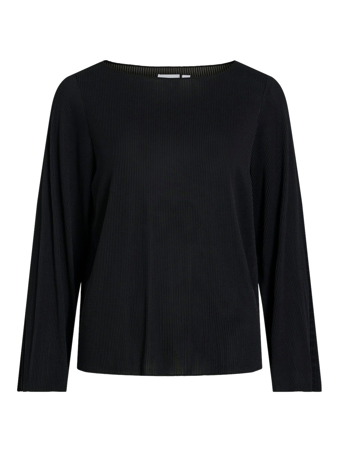 Vila T-Shirt Elegantes Plissé-Design U-Boot-Ausschnitt VILUPIA günstig online kaufen