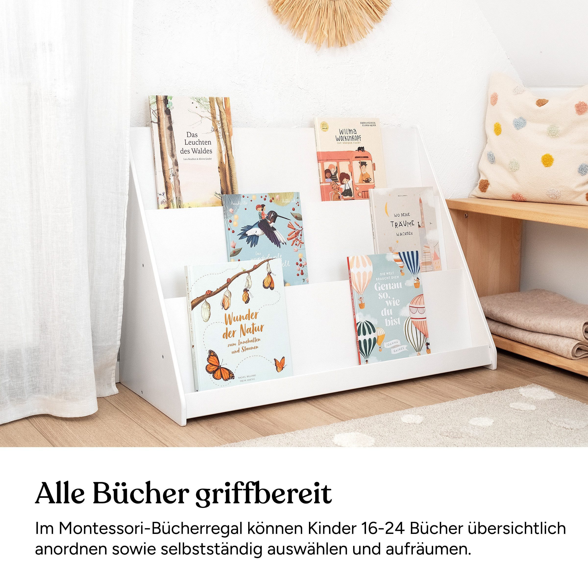 Ehrenkind Bücherregal Kinder Bücherregal mit Kippschutz, Bücherregal Kinder günstig online kaufen