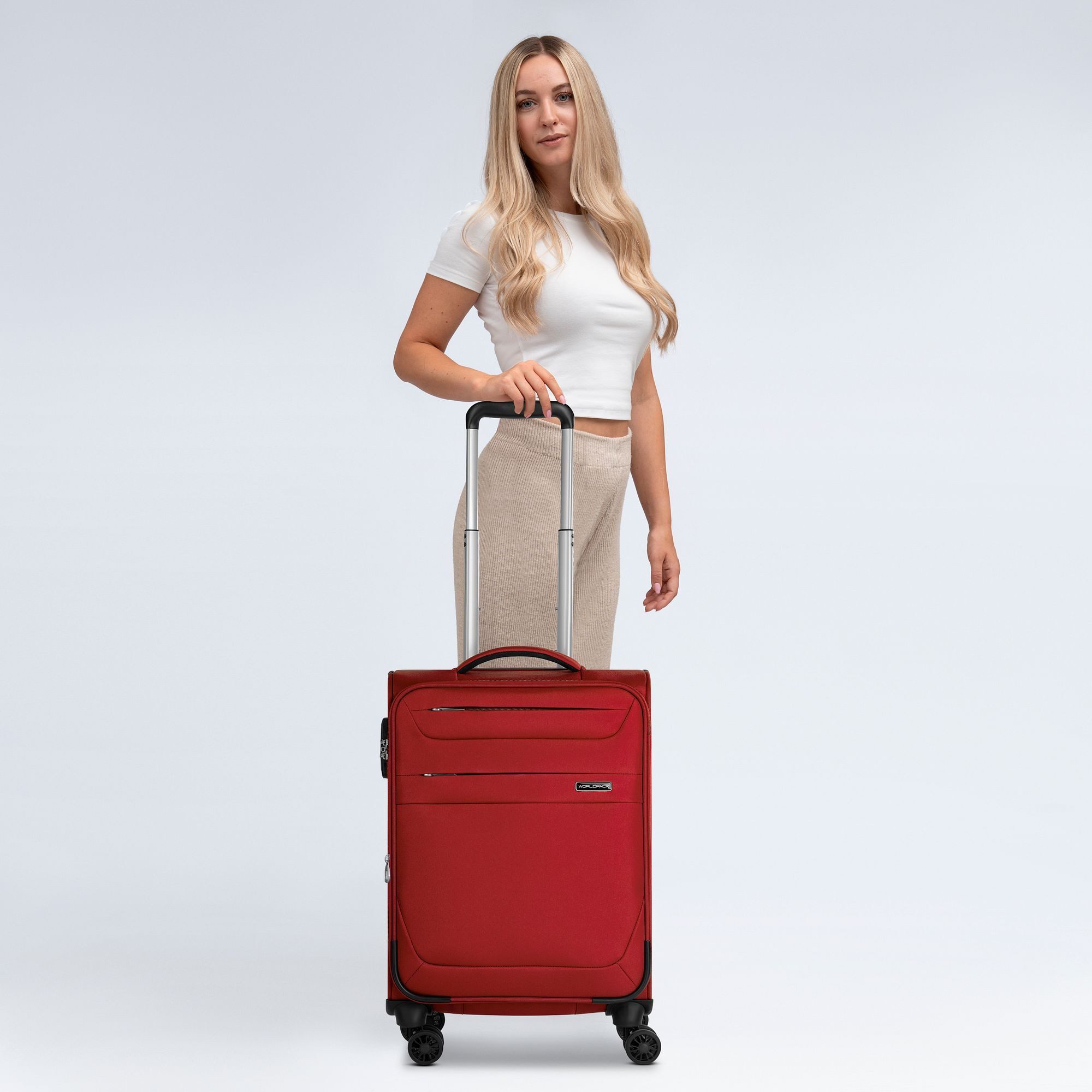 WORLDPACK Handgepäck-Trolley Chicago, 4 Rollen, Polyester