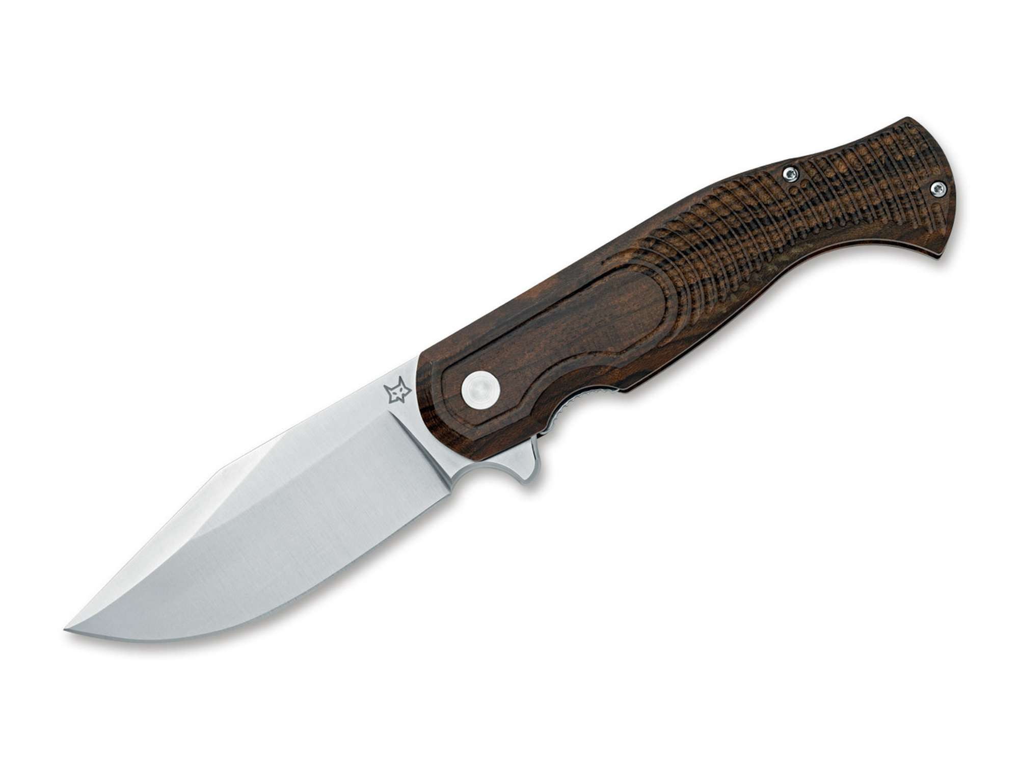 Fox Knives Taschenmesser Taschenmesser East Wood Tiger Ziricote