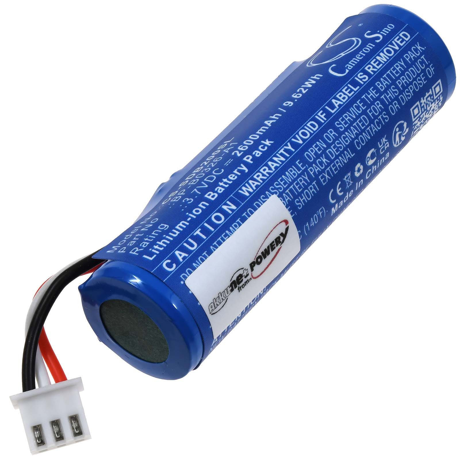 Powery Akku für Seiko Typ BP-B0326-A1 Akku 2600 mAh (3.7 V)
