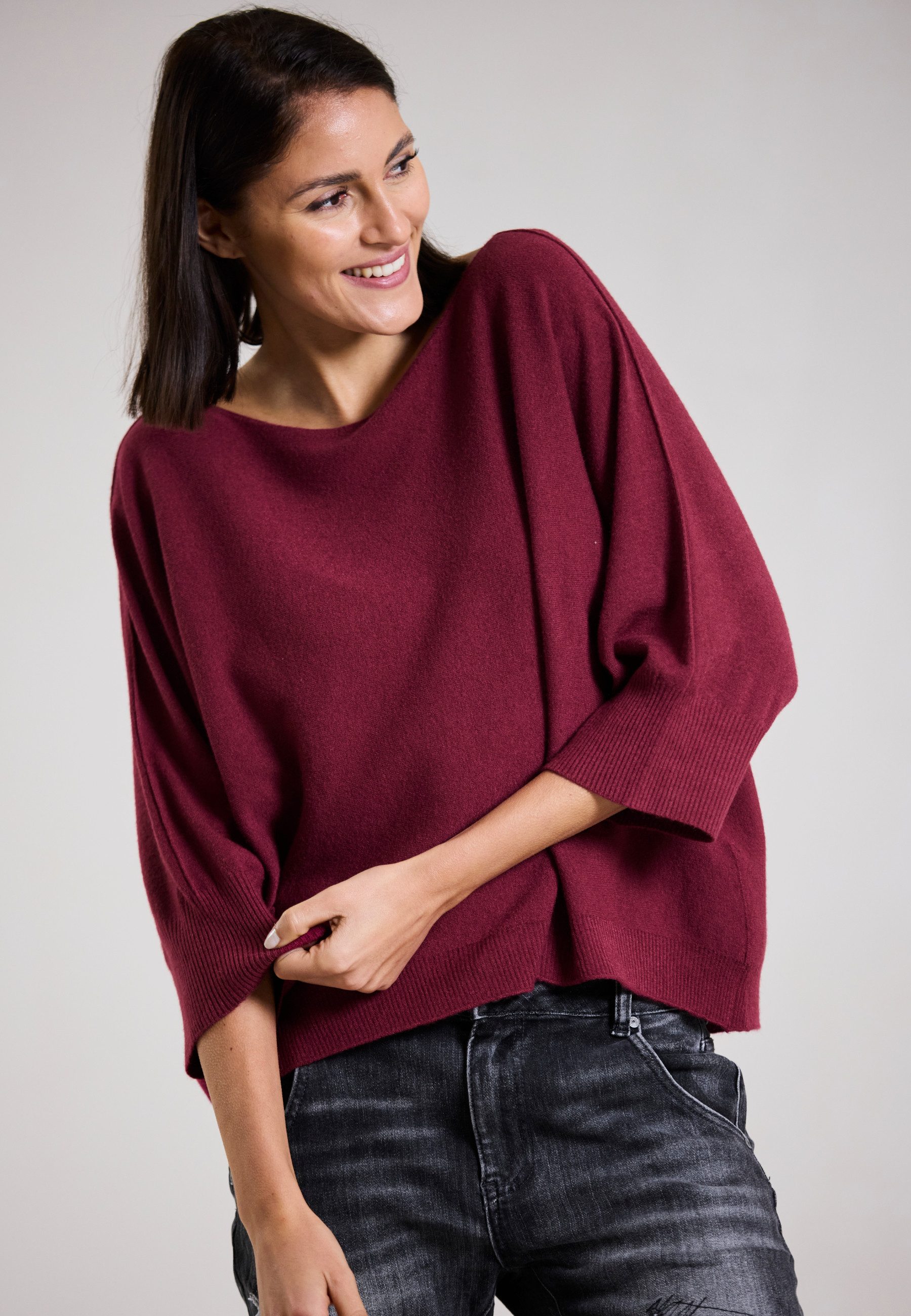 Andijamo-Fashion Strickpullover SOFT FLOW Weiter Strickpullover mit fließen günstig online kaufen