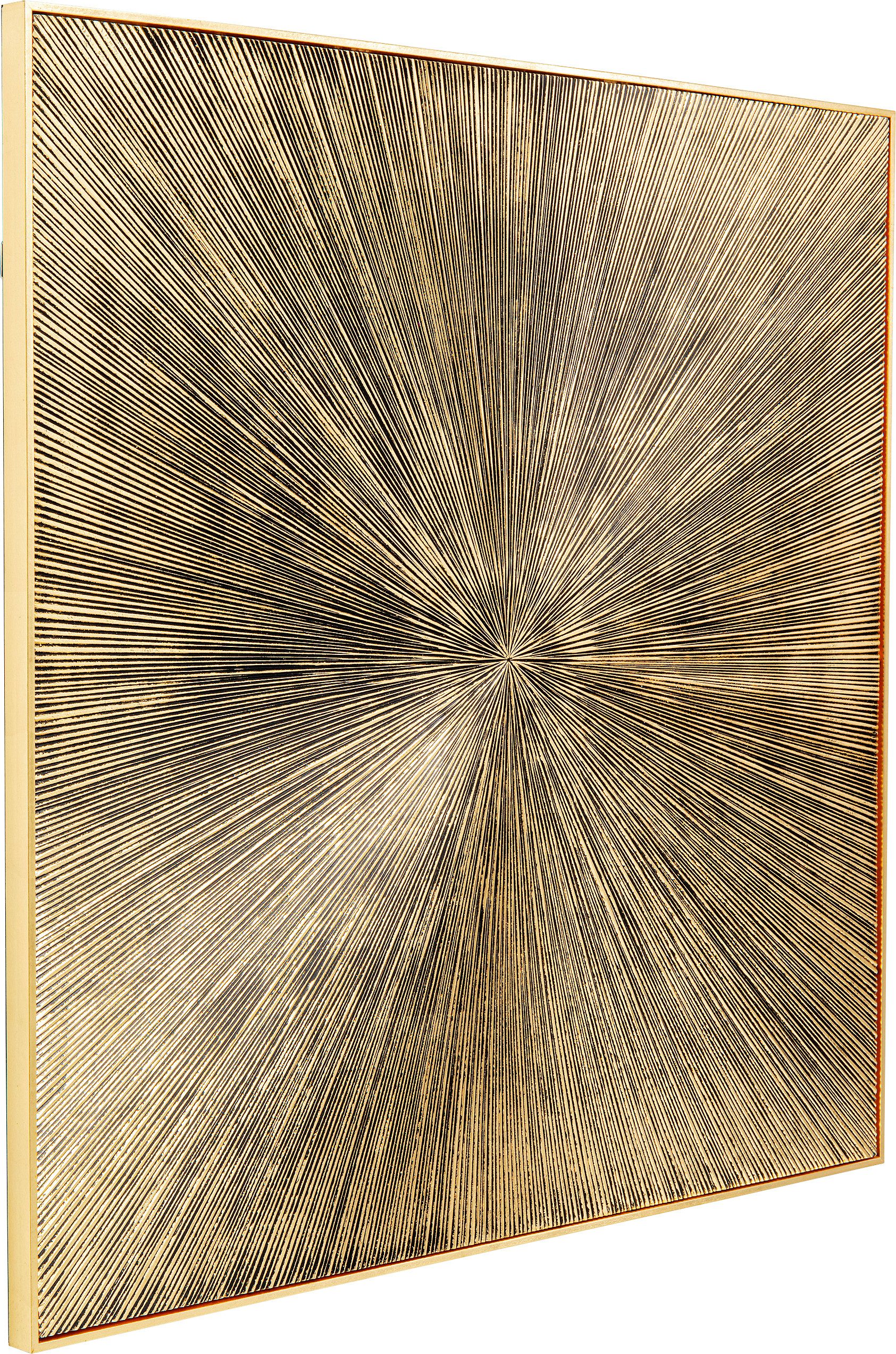 Kare Design Bild mit Rahmen Objektbild Illumino 120x120cm