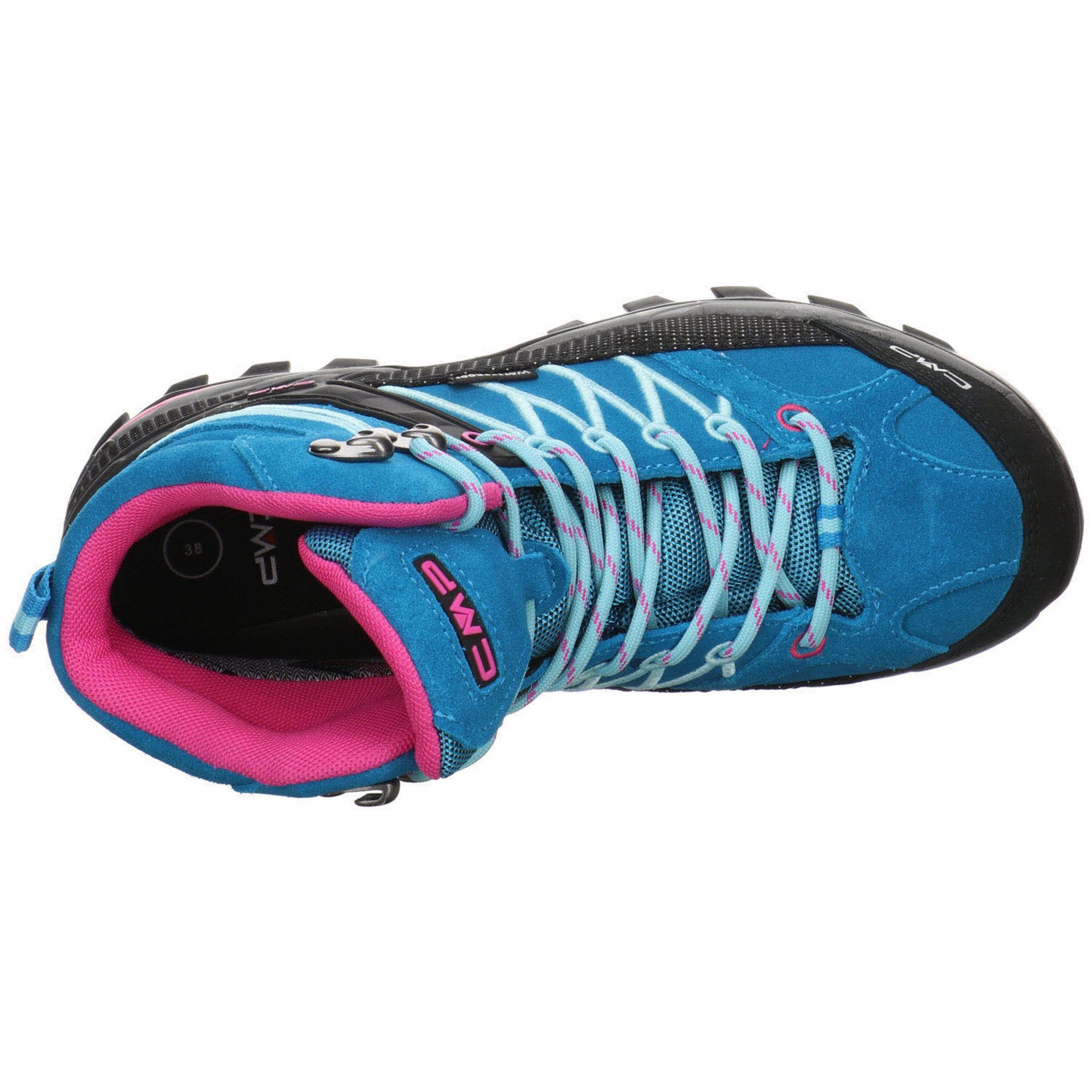 Outdoorschuh Rigel Damen Leder-/Textilkombination CMP türkis-pink Schuhe Mid Outdoorschuh Outdoor