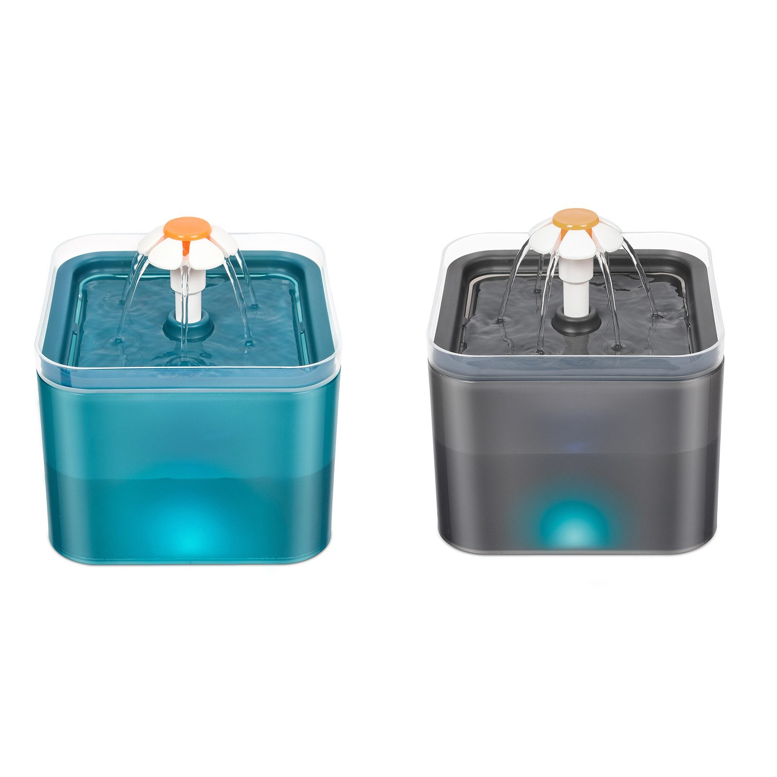 REDOM Trinkbrunnen Haustier Wasserspender mit LED günstig online kaufen