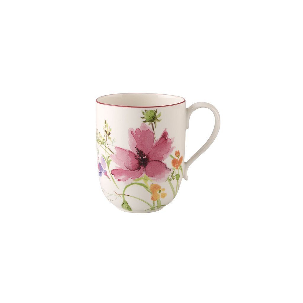 Villeroy & Boch Latte-Macchiato-Glas Mariefleur Basic Latte Macchiato-Becher, Porzellan