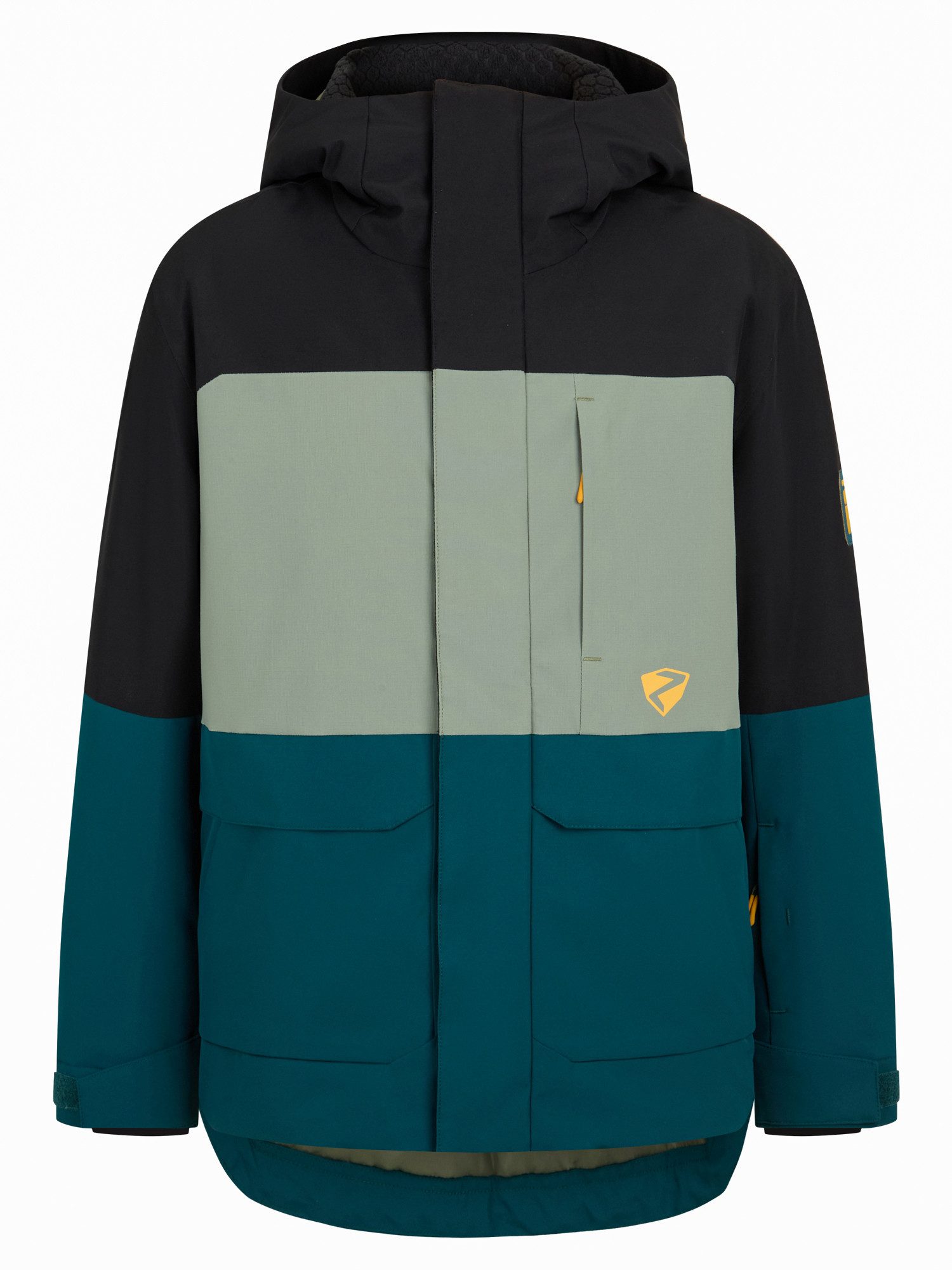 Ziener Skijacke ALIM-Z AQUASHIELD® JUNGS wasser- u. winddicht, atmungsaktiv, warm, reflektierende Elemente