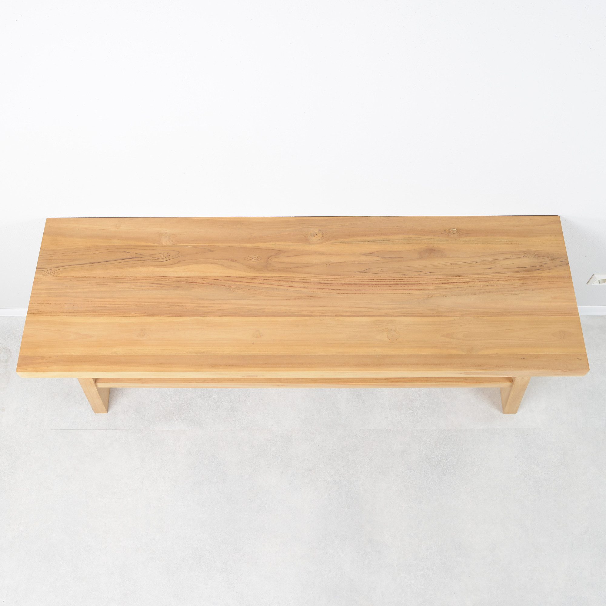 wohnfreuden Waschbeckenunterschrank Teakholz Waschtisch ZEN 160 cm