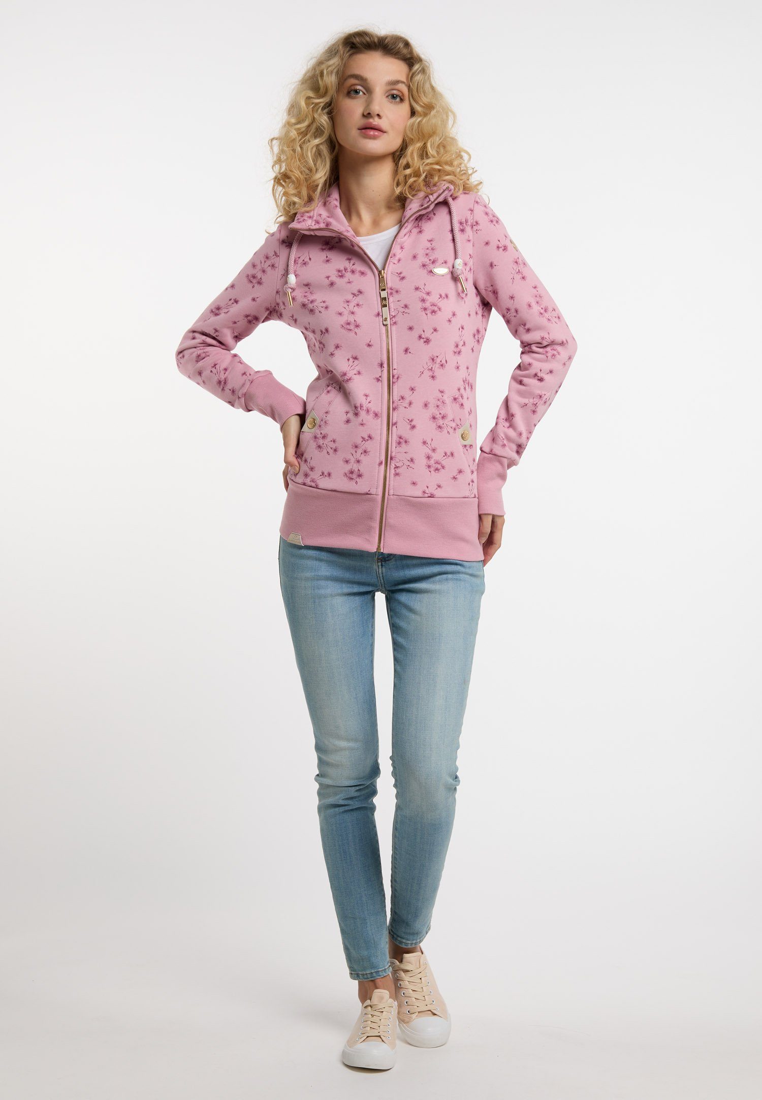 RYLIE BLUETE Sweatshirt & ZIP Nachhaltige Ragwear DUSTY Vegane PINK Mode