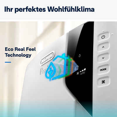 De'Longhi Klimagerät »PAC EX93«, mit LCD-Fernbedienung, Arctic Whisper Technologie & EcoRealFeel