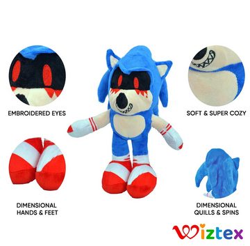 Wiztex Kuscheltier Sonic Kuscheltier Böser Horror Ausgestopftes animiertes Spielzeug