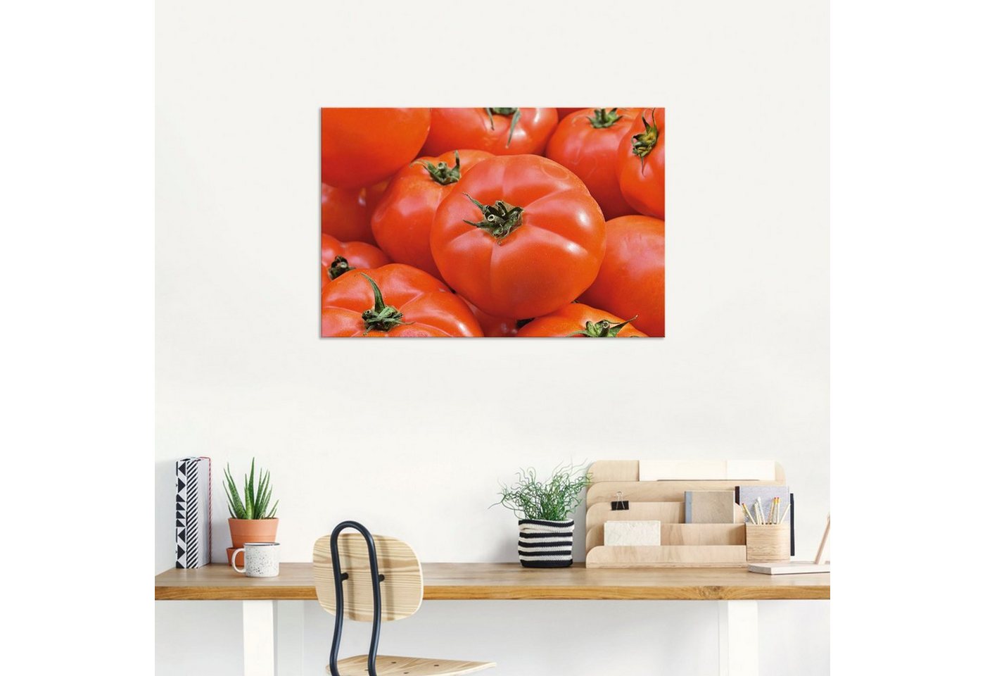 Artland Wandbild »Frische Rote Tomaten«, Lebensmittel (1 Stück), in vielen Größen & Produktarten - Alubild / Outdoorbild für den Außenbereich, Leinwandbild, Poster, Wandaufkleber / Wandtattoo auch für Badezimmer geeignet-kaufen