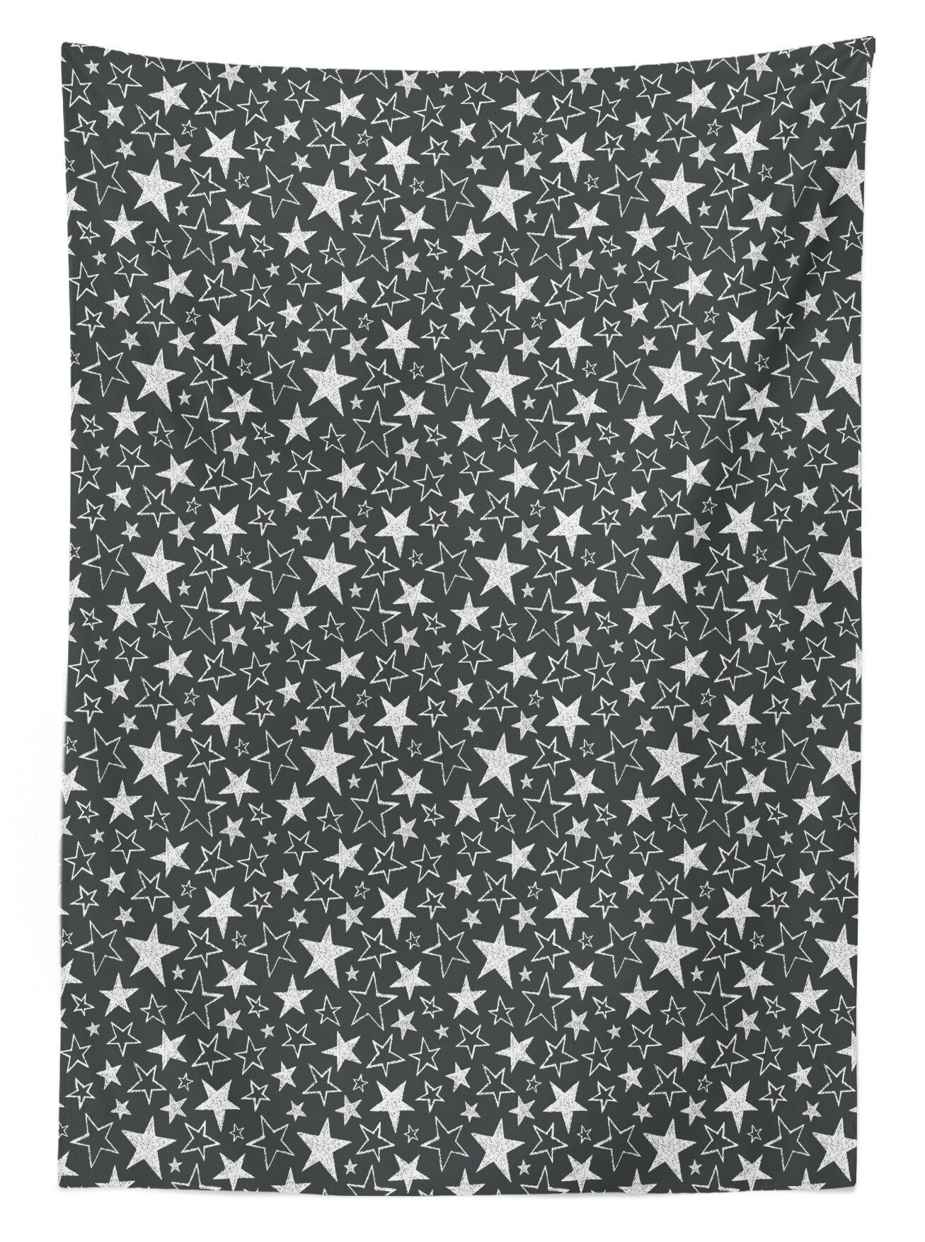 Abakuhaus Tischdecke Farbfest Waschbar Graustufen- Farben, Außen Geometrische Formen Klare Star geeignet Bereich den Für