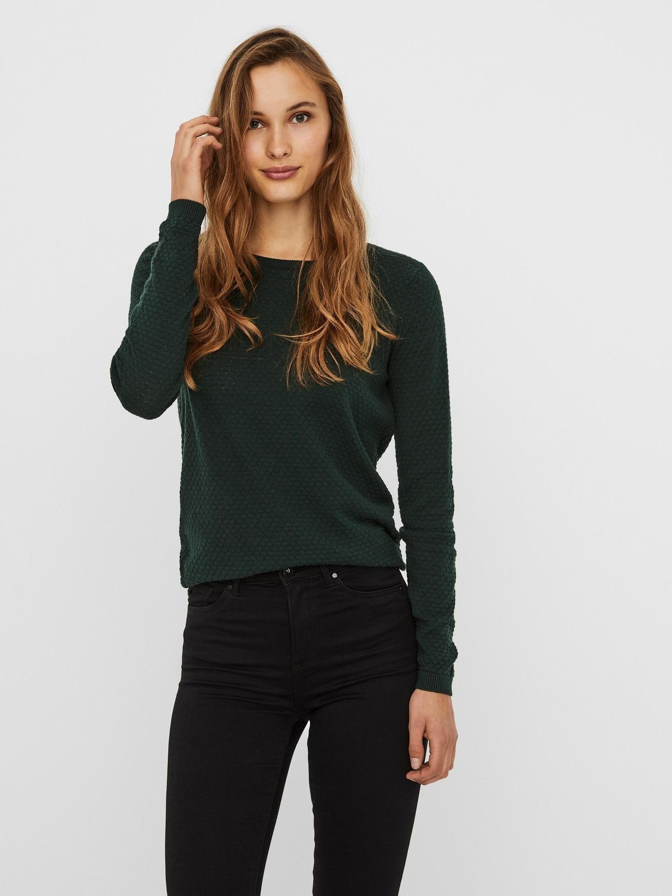 Vero Moda Strickpullover VMCARE STRUCTURE LS günstig online kaufen