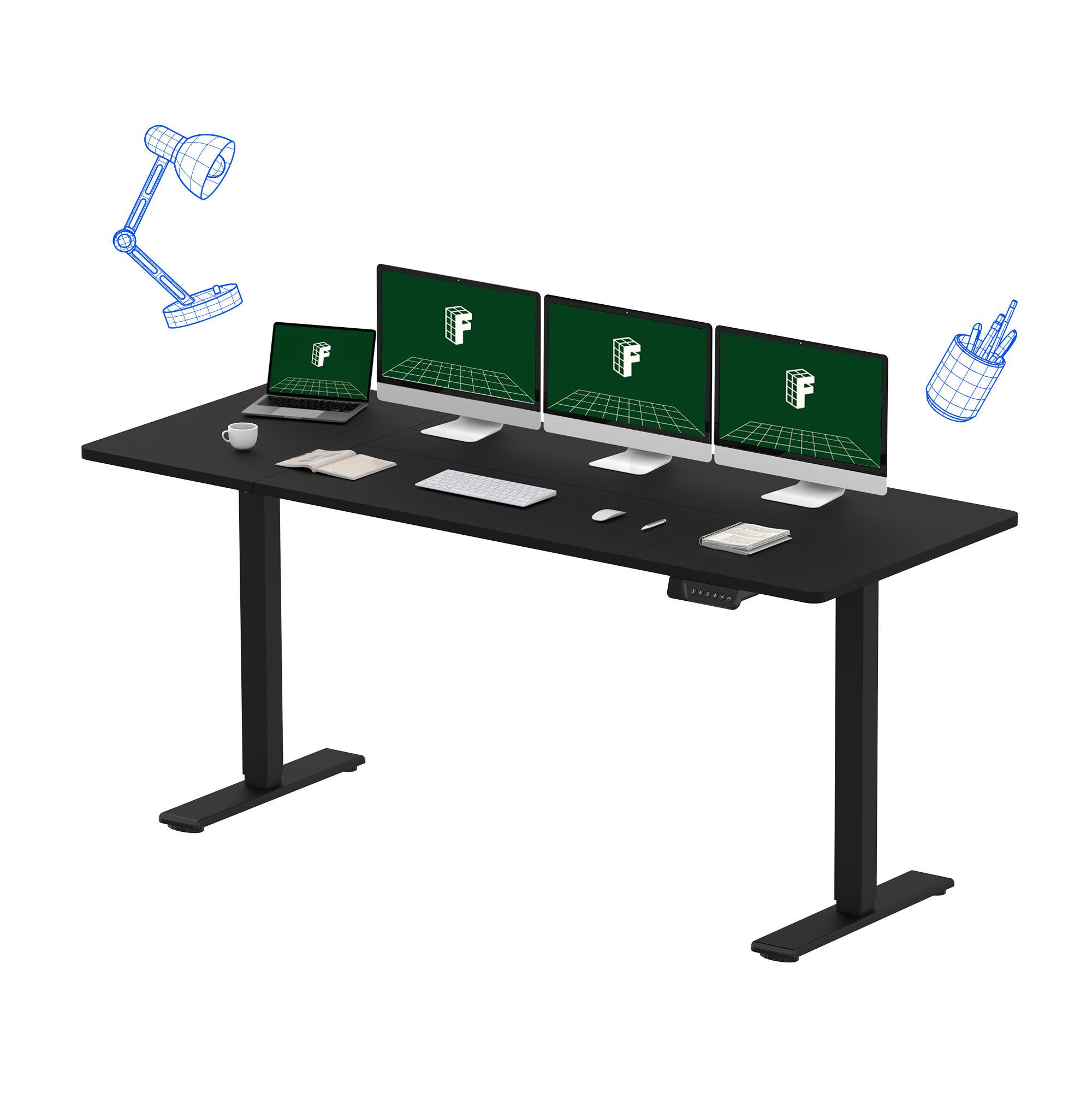 FLEXISPOT Schreibtisch Sitz-Steh-Tisch mit Memory-Funktionen (Dual-Motor günstig online kaufen