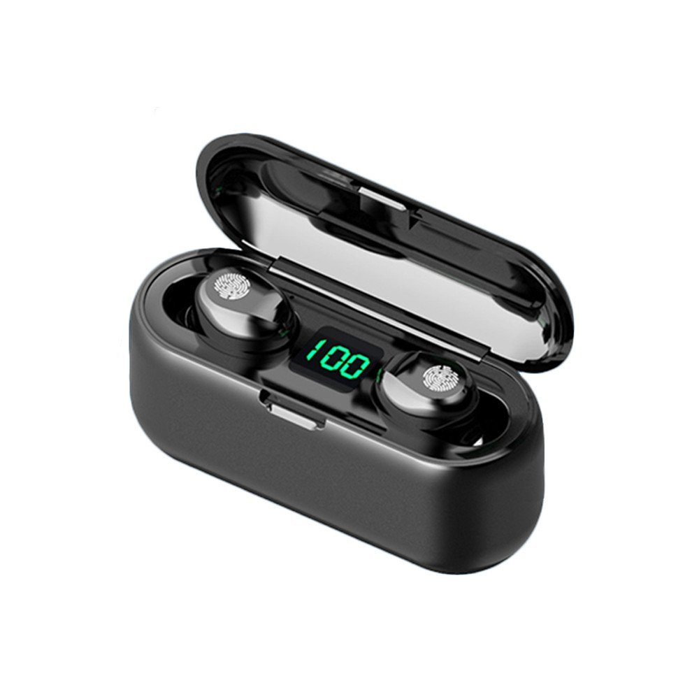 7Magic TWS In-Ear-Kopfhörer, True Wireless Bluetooth-Kopfhörer (Noise-Cancelling, Bluetooth, Wireless, für Android Iphone) F9, Bluetooth 5.0