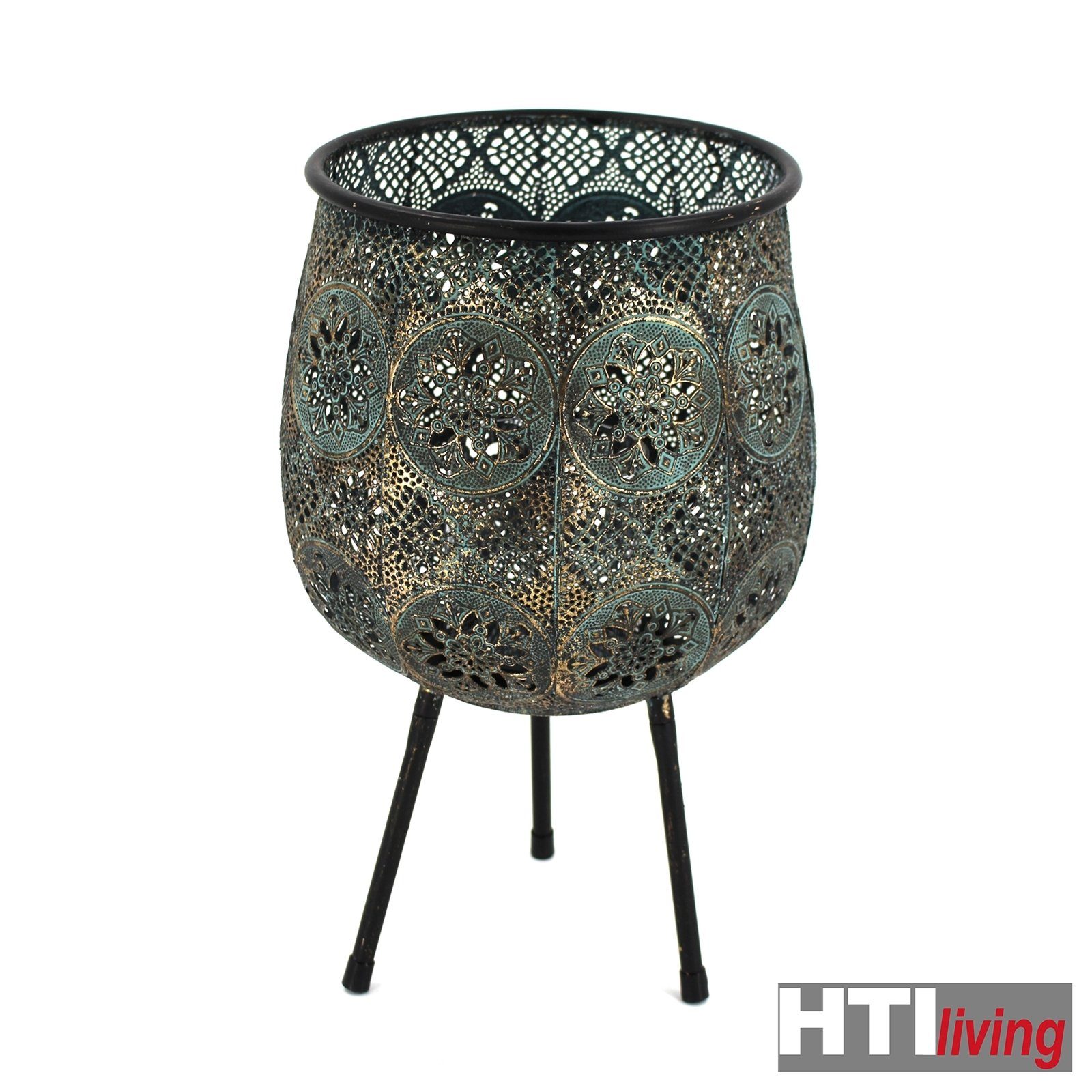 HTI-Living Windlicht Metall Windlicht auf Füßen günstig online kaufen