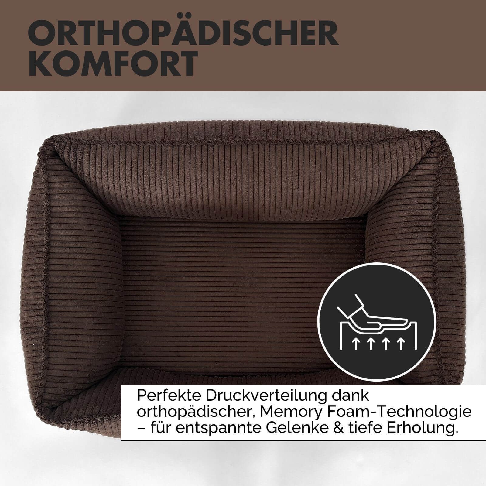 PAW WOW Hundekorb Hundebett ANTON Cord günstig online kaufen