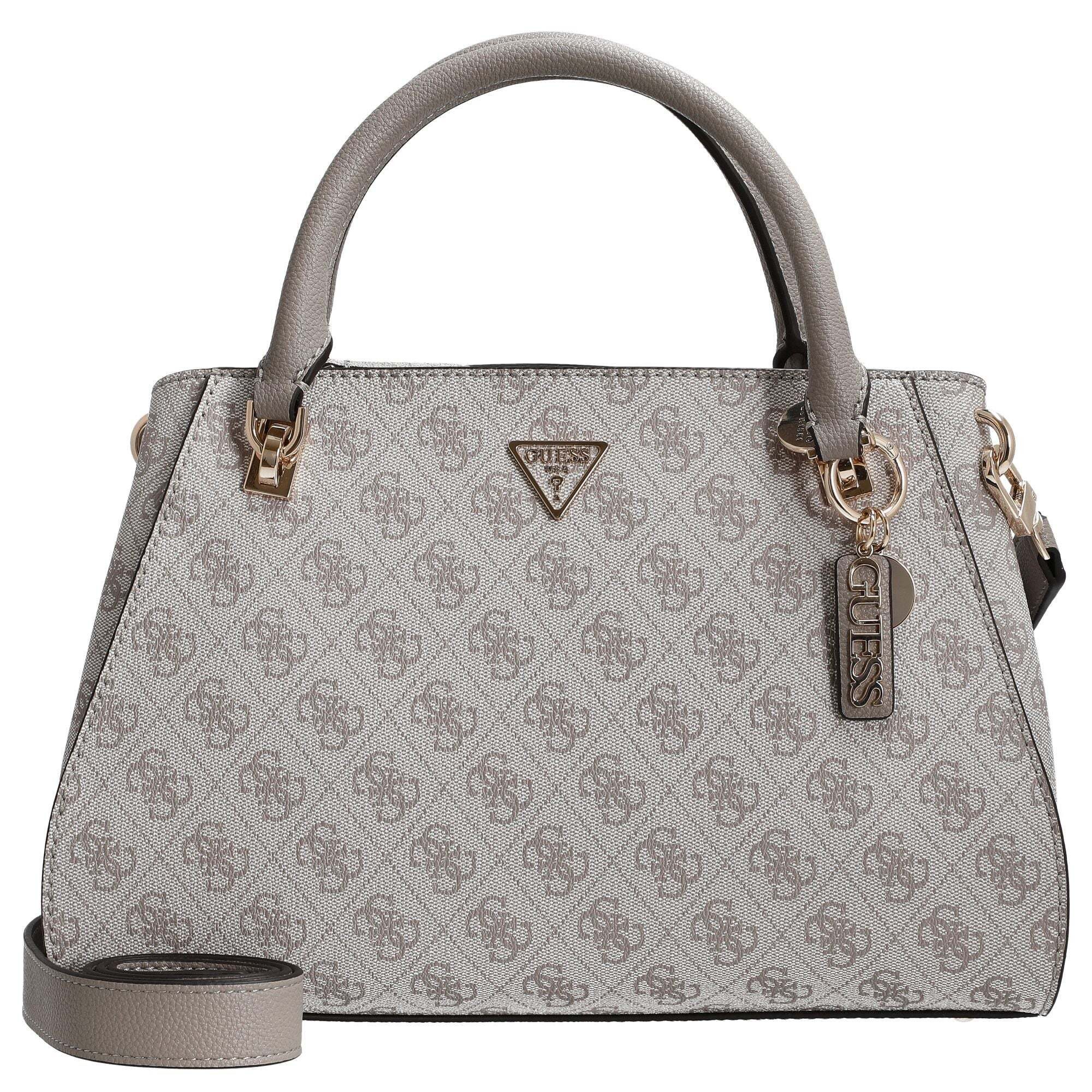 Guess Handtasche Noelle II - Henkeltasche 31.5 cm (dark taupe logo) (1-tlg) günstig online kaufen
