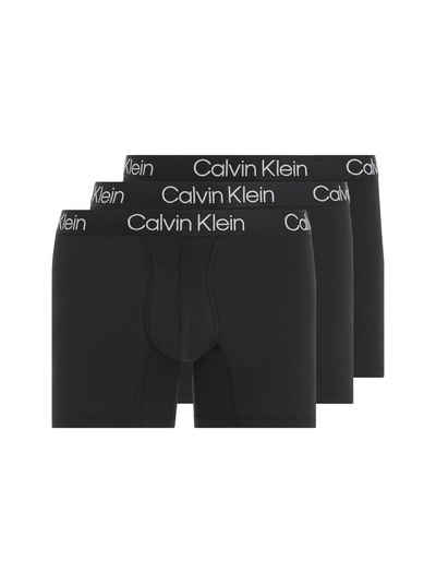 Calvin Klein Underwear Boxer (Packung, 3-St) mit Logoschriftzug auf dem Bund