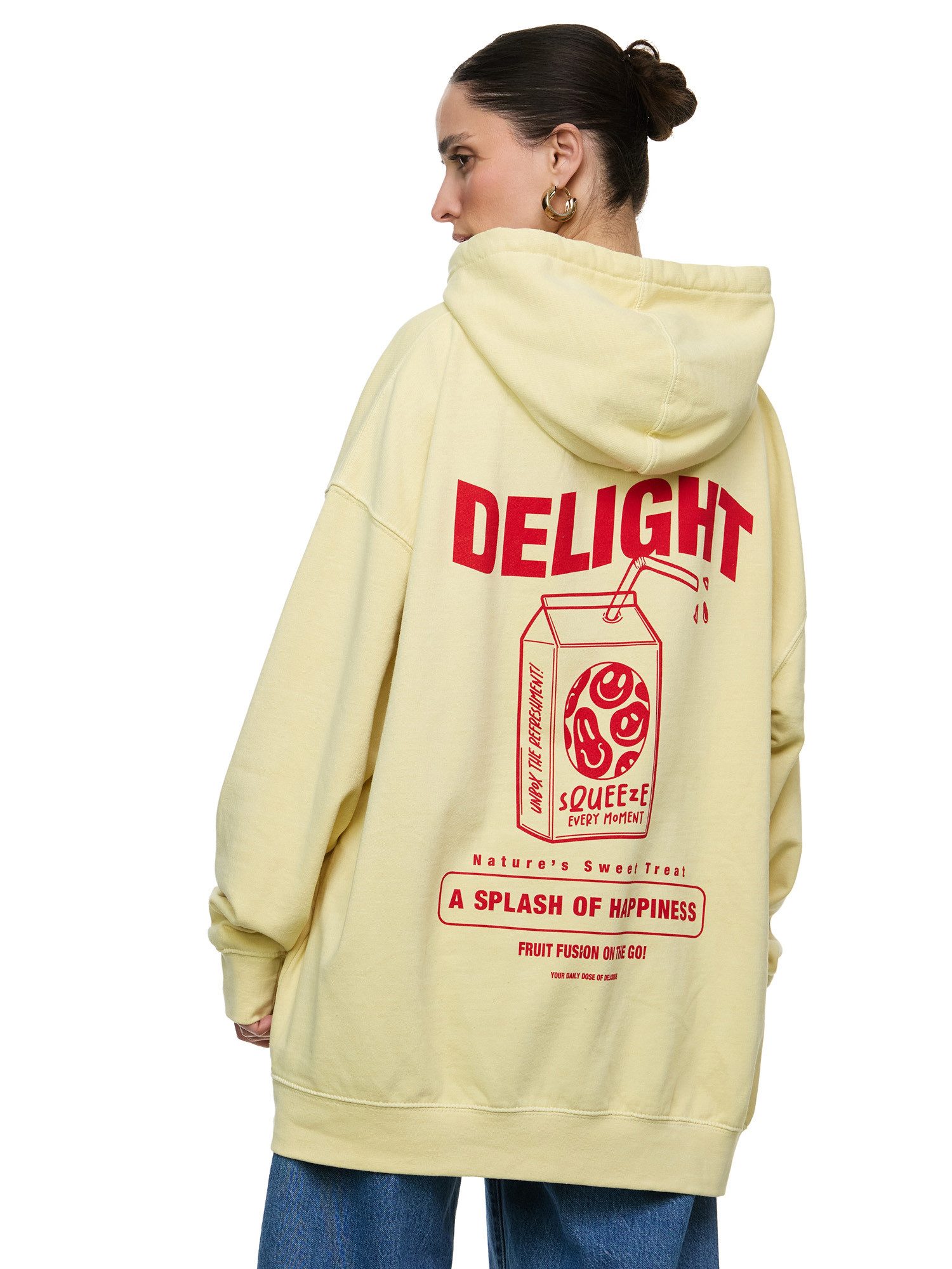 Worldclassca Kapuzensweatshirt Worldclassca Oversized Print DELIGHT günstig online kaufen