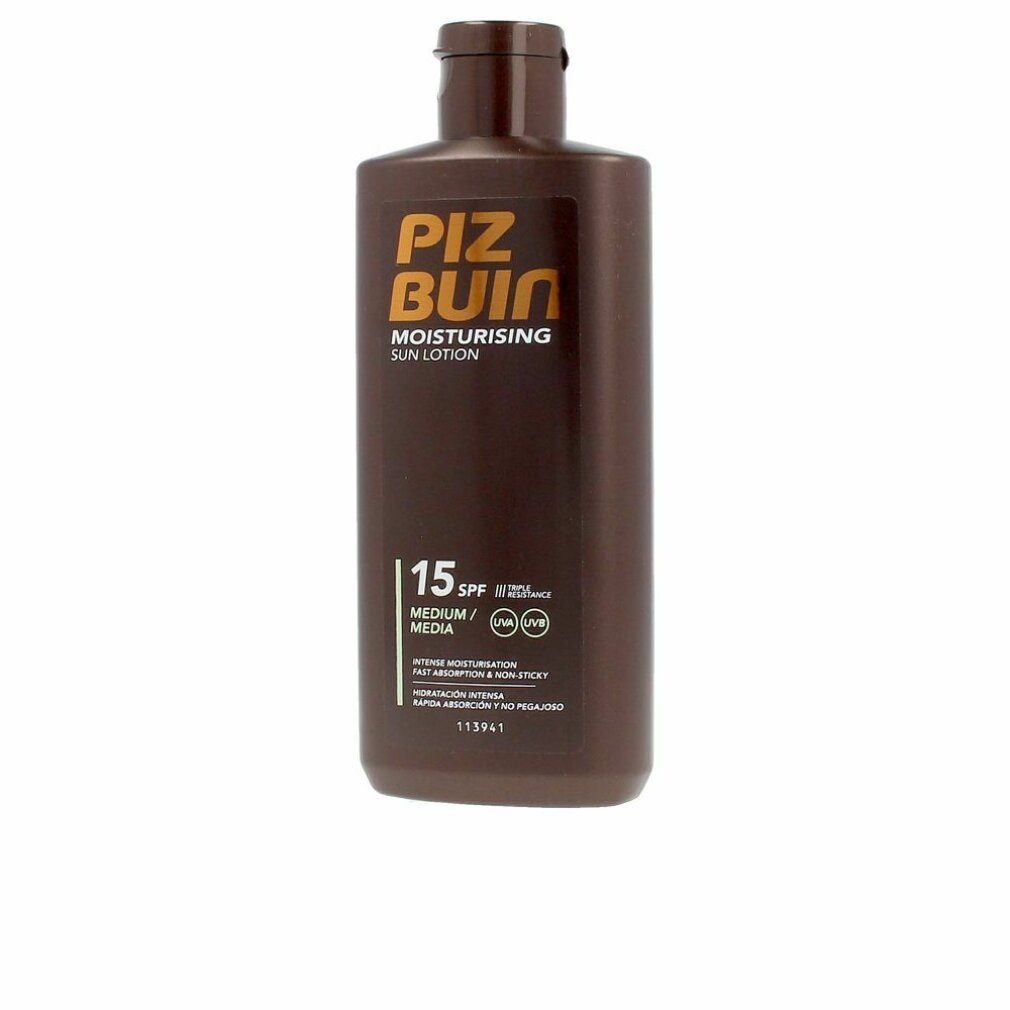 Piz Buin Sonnenschutzcreme Feuchtigkeitsspendende Feuchtigkeits-Sonnenschutz-Lotion SPF 15