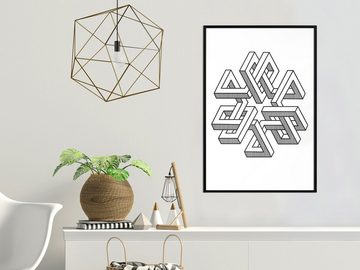 Artgeist Poster Geometric Clover []