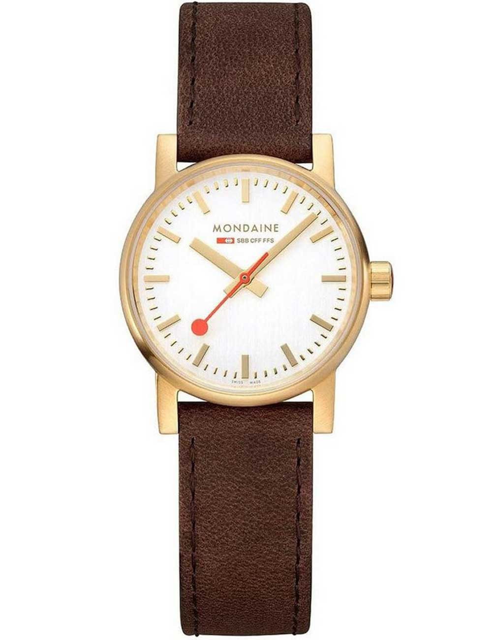 MONDAINE Automatikuhr Mondaine MSE.30112.LG Damenuhr evo2 SBB 30mm 3ATM Mondaine MSE.30112.LG Damenuhr evo2 SBB 30mm 3ATM