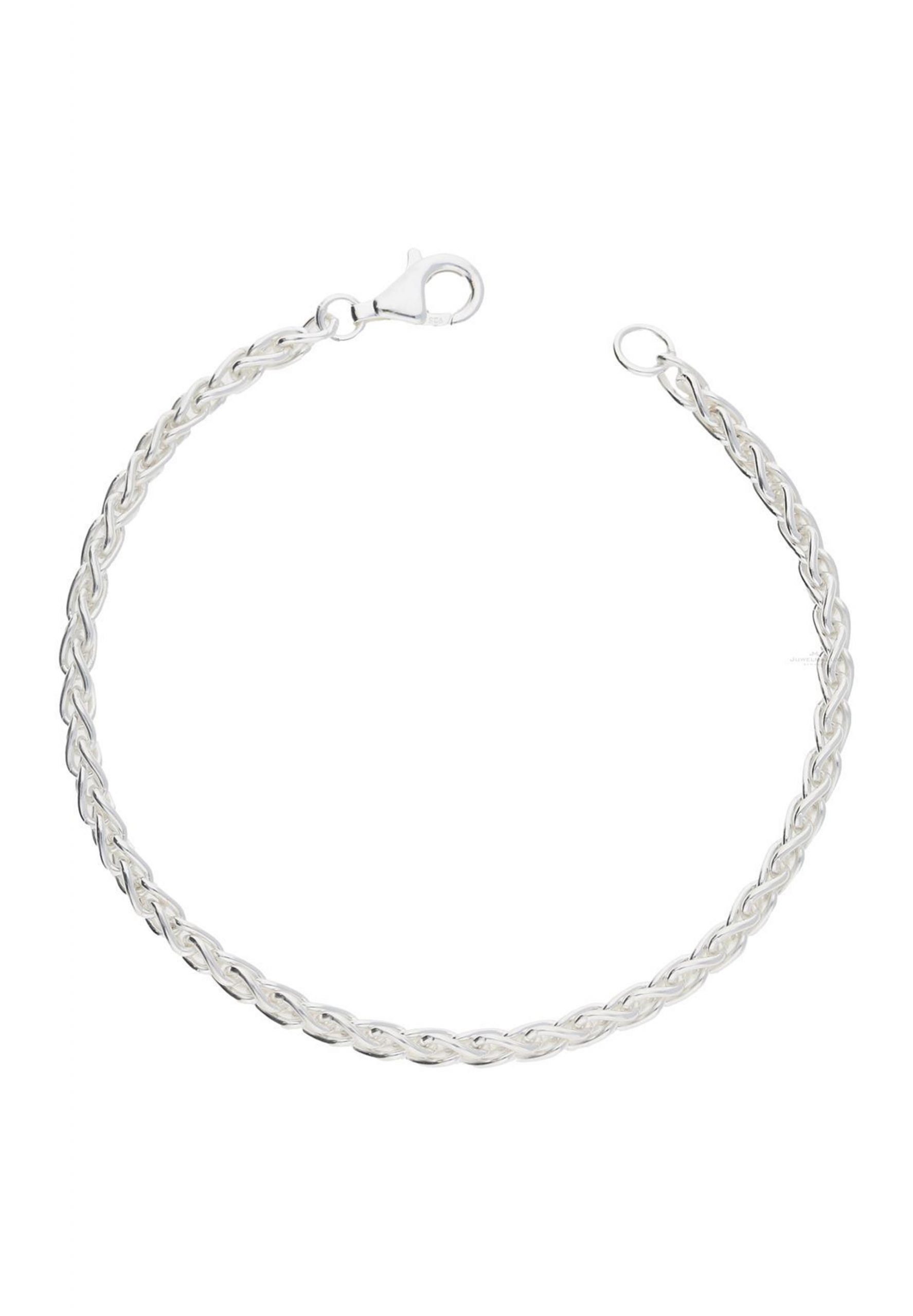 Damen Schmuck JuwelmaLux Silberarmband Armband Silber Zopfkette 18 cm (1-tlg), Damen Armband Silber 925/000, inkl. Schmuckschach