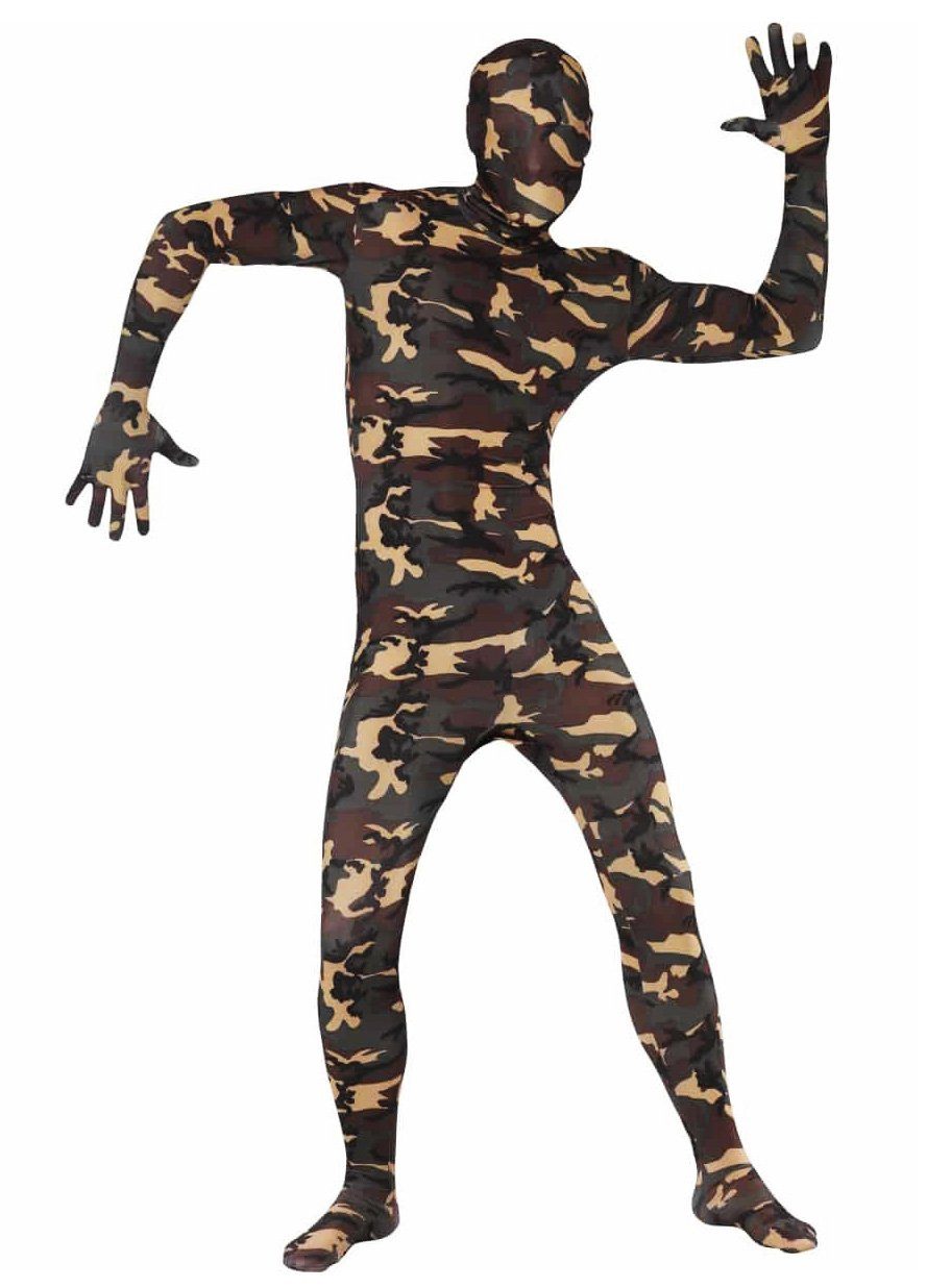 Metamorph Kostüm Camouflage Ganzkörperkostüm, Komplett verkleidet - komplett getarnt!