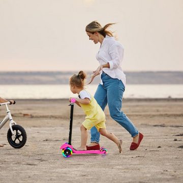 Randaco Scooter Kinderroller Tretroller LED-Räder bis 50 kg Höhenverstellbar
