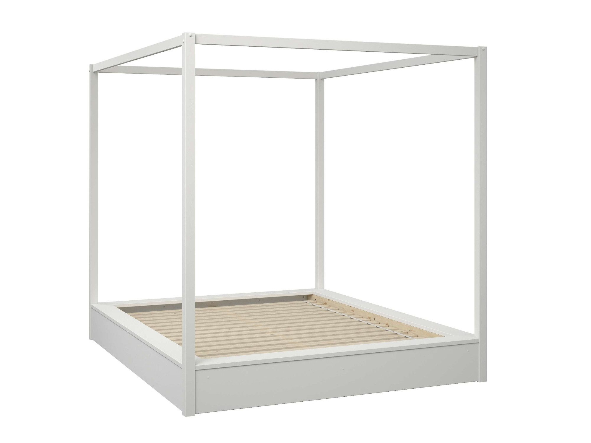 OTTO home Himmelbett Usella, Bett, Bettgestell, hohe Belastbarkeit bis 180 kg (B/T/H: 189/229,1/200 cm), aus massiver Kiefer in Kombination mit MDF, inklusive Lattenrost