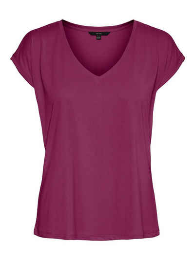 Vero Moda V-Shirt VMFILLI SS V-NECK TEE GA NOOS