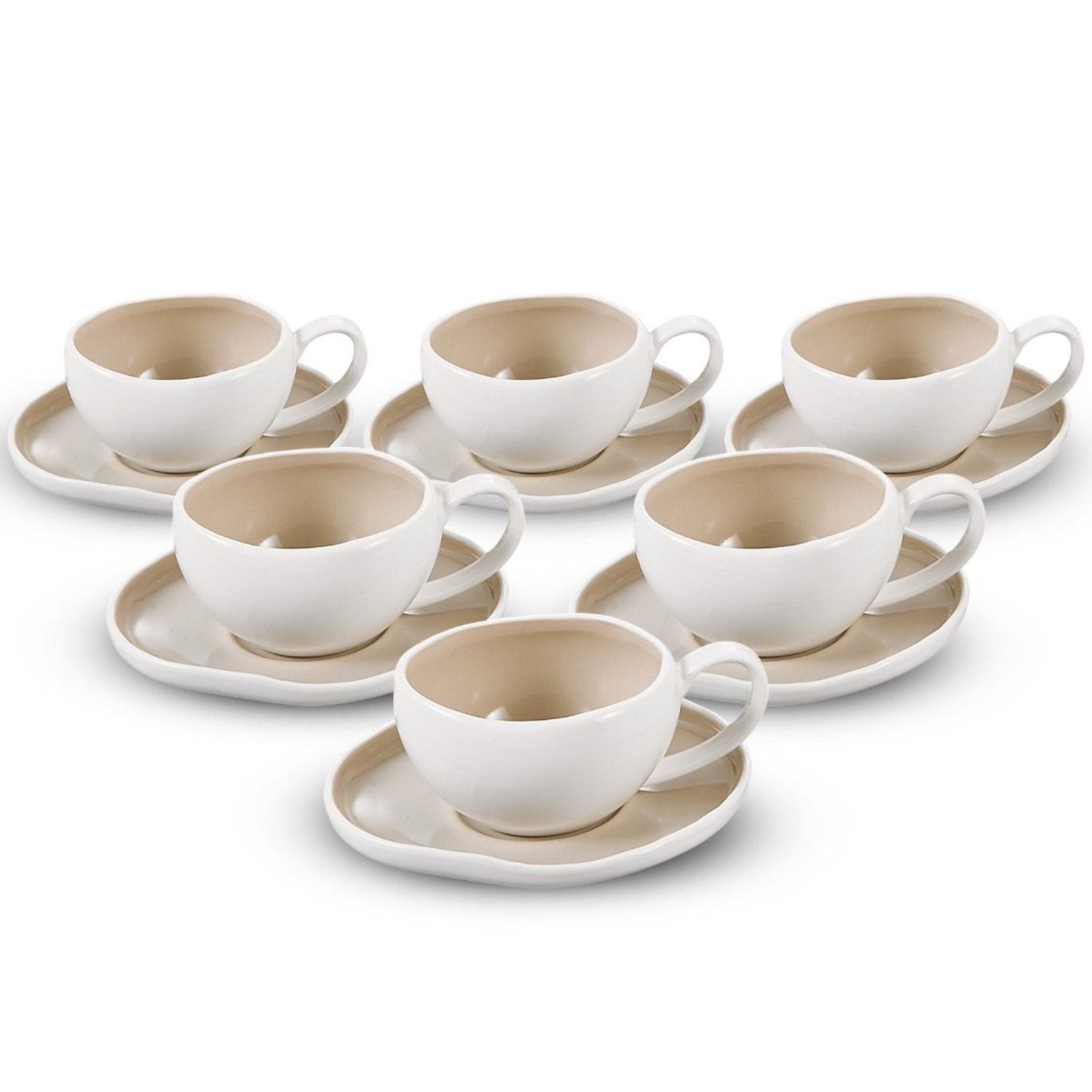 Bricard Espressotasse Espresso Set BARLES 12 teilig, 6 Tassen, 6 Untertassen – Bild 4 von 4