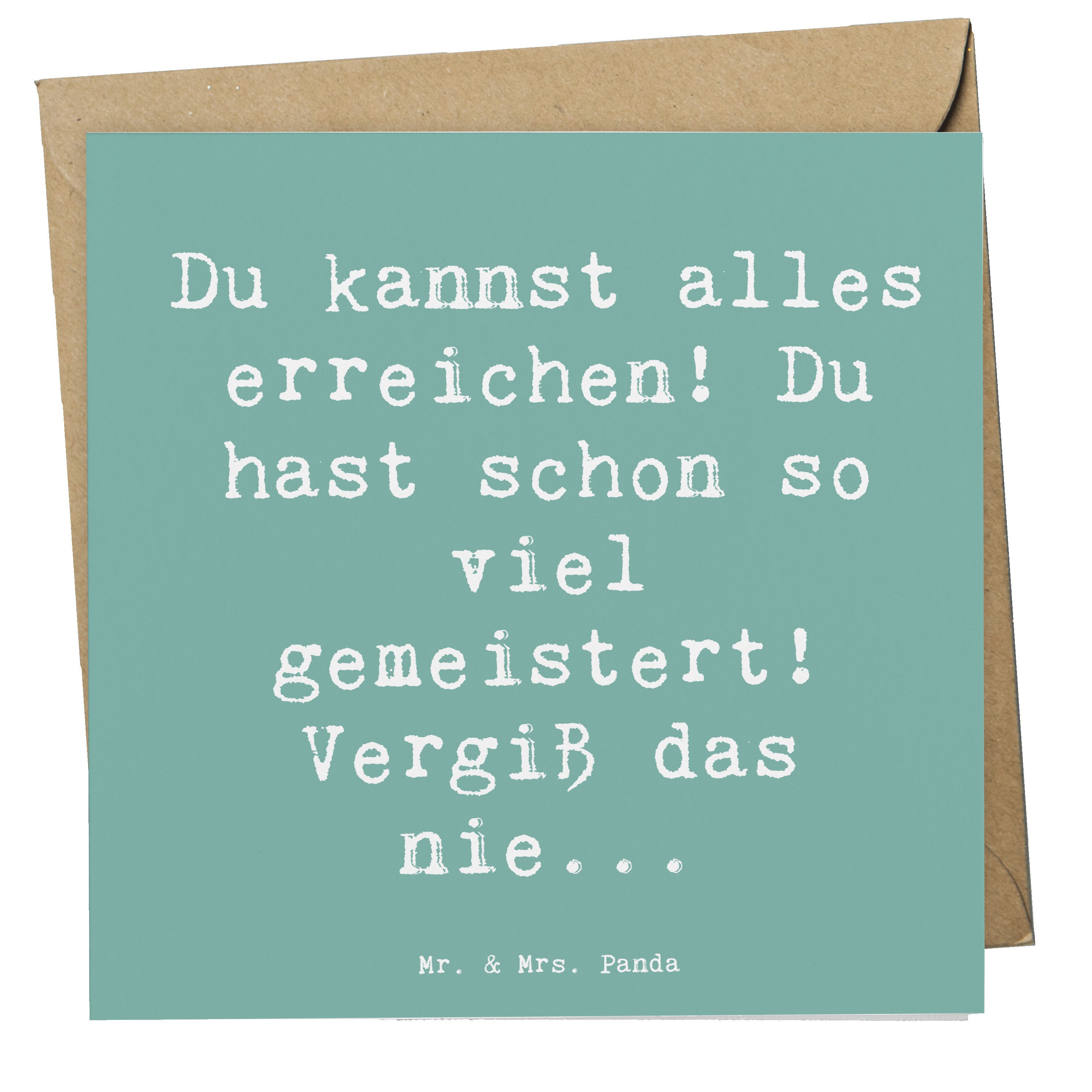 Grußkarte Selbstvertrauen stärken - Meeresbrise - Geschenk, persönliche Stärke