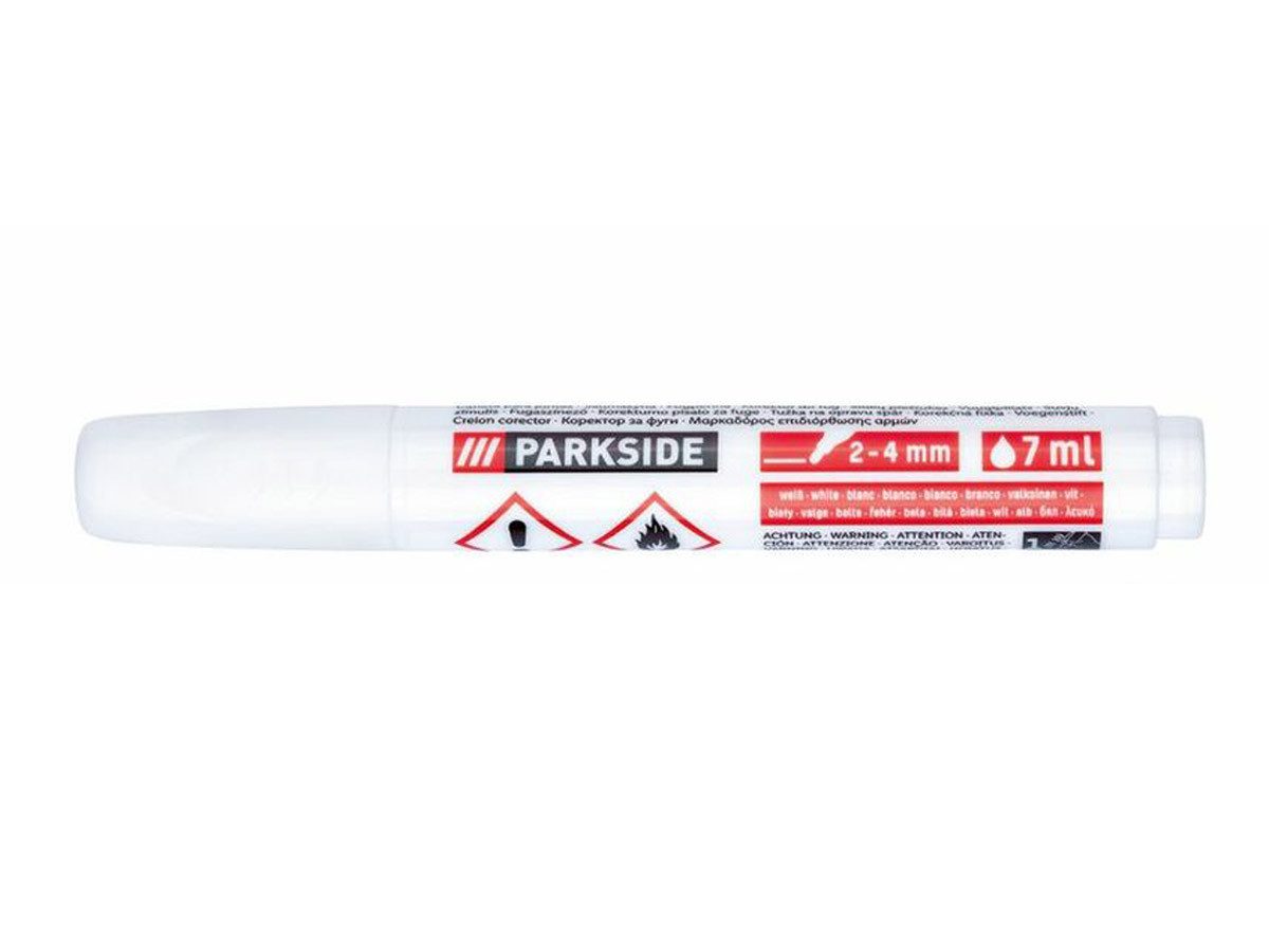 Malstift Parkside Holzkorrekturstift zum Ausbessern von Kratzern Weiß