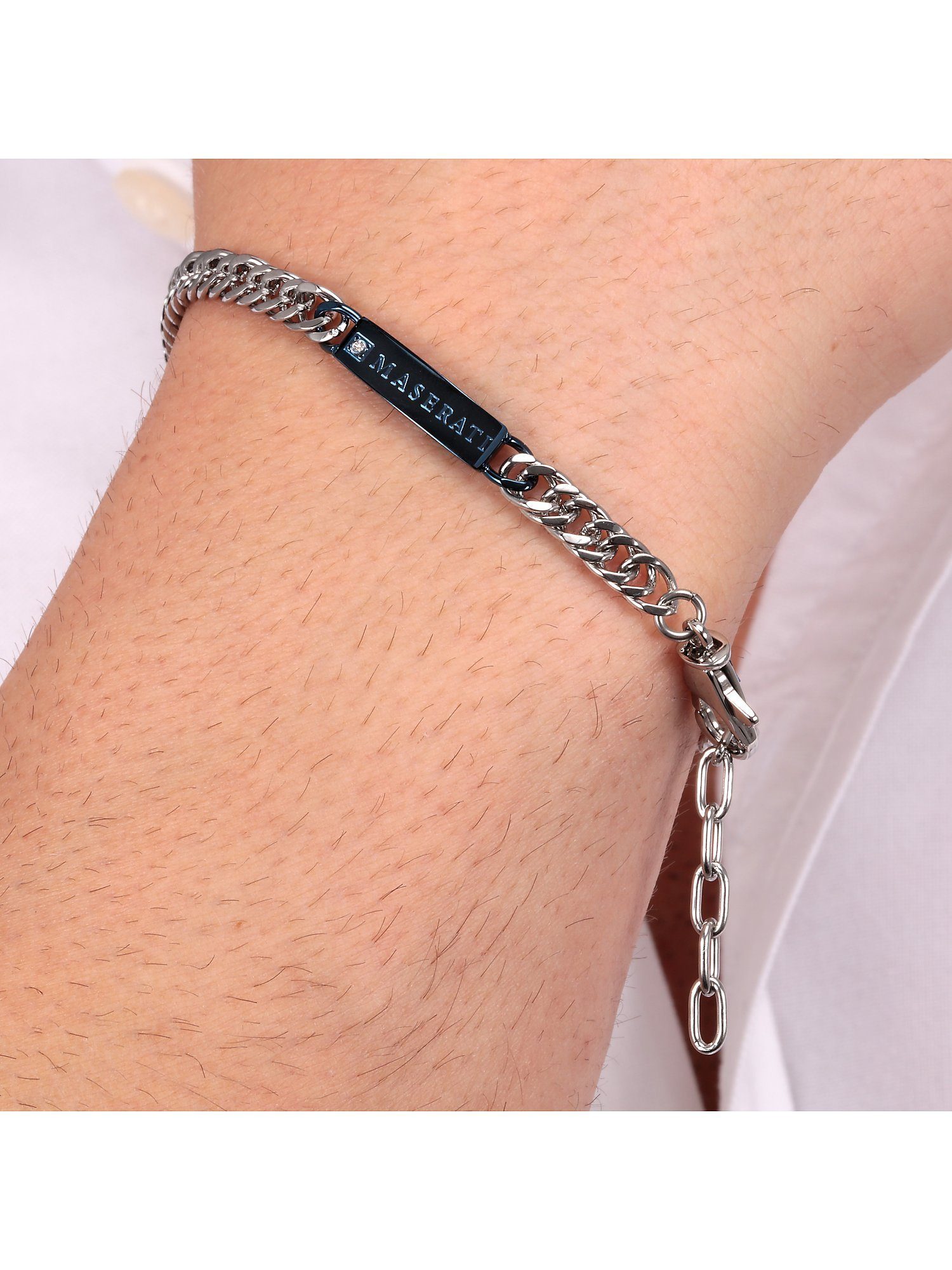 MASERATI Edelstahlarmband Maserati Herren-Armband Edelstahl