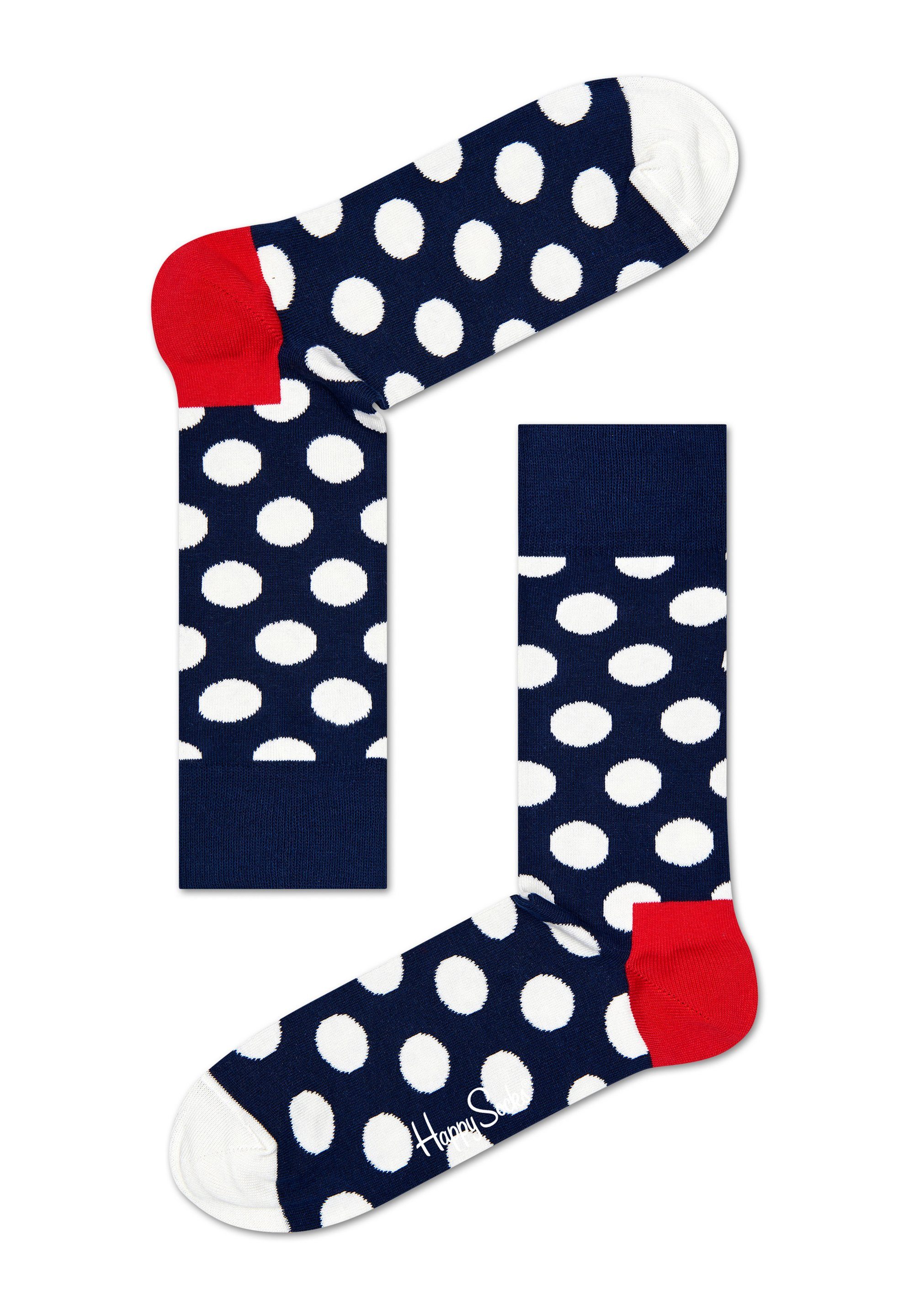 Happy Socks Basicsocken 2-Pack Classic Big Dot Socks aus nachhaltiger Baumw günstig online kaufen