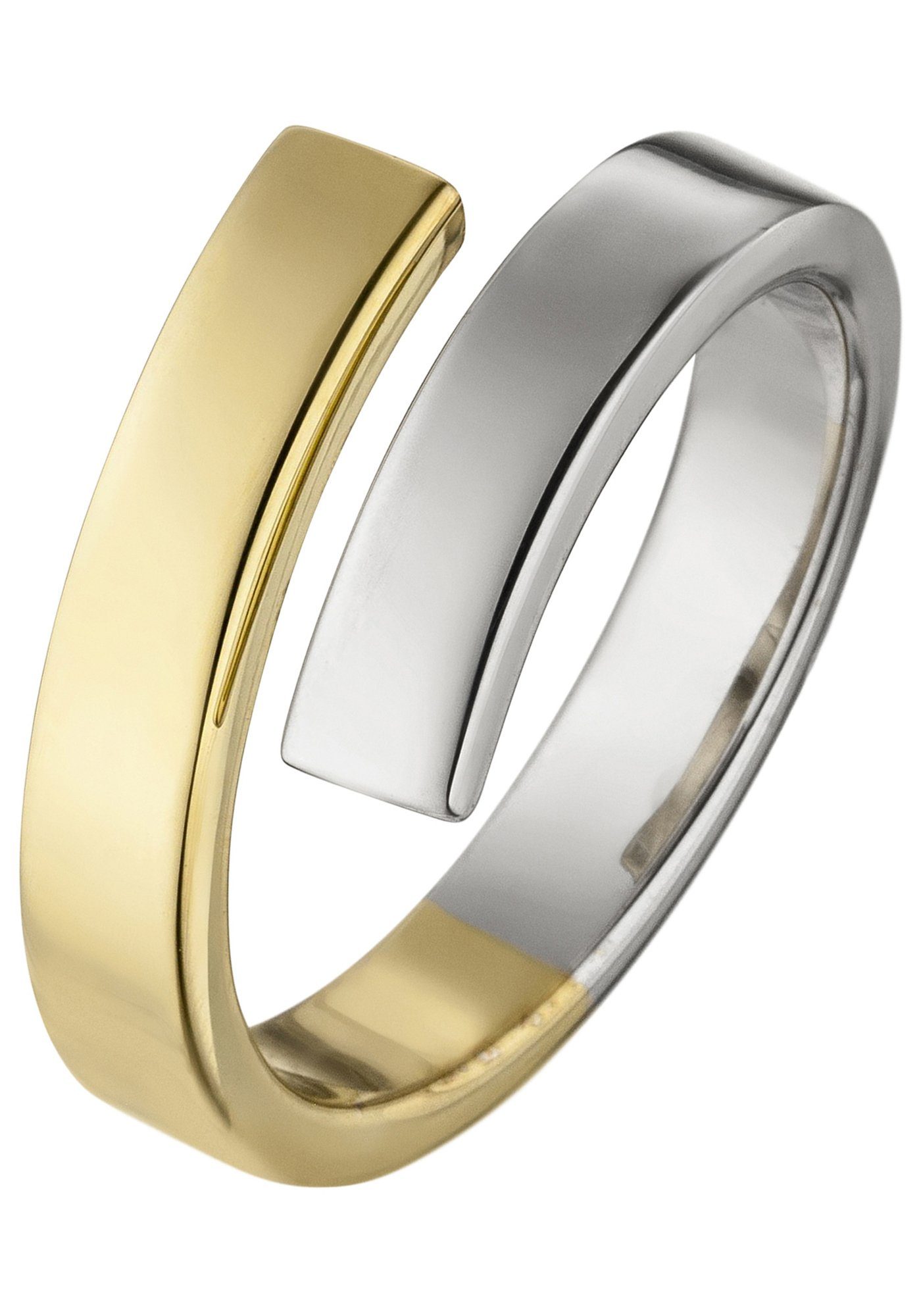 JOBO Silberring, offen 925 Silber bicolor günstig online kaufen