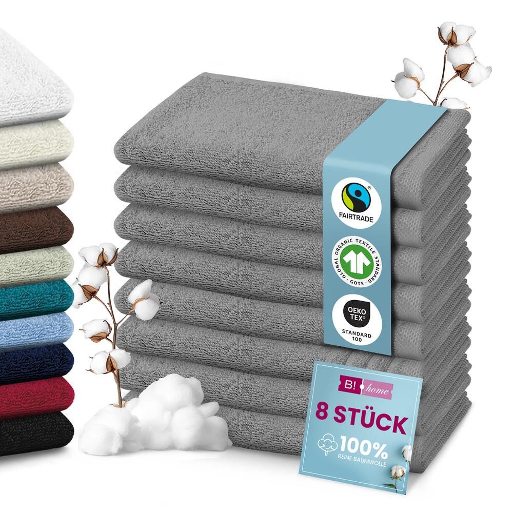 B!HOME Handtücher Set Saunatücher, Duschtücher, Gästehandtücher günstig online kaufen