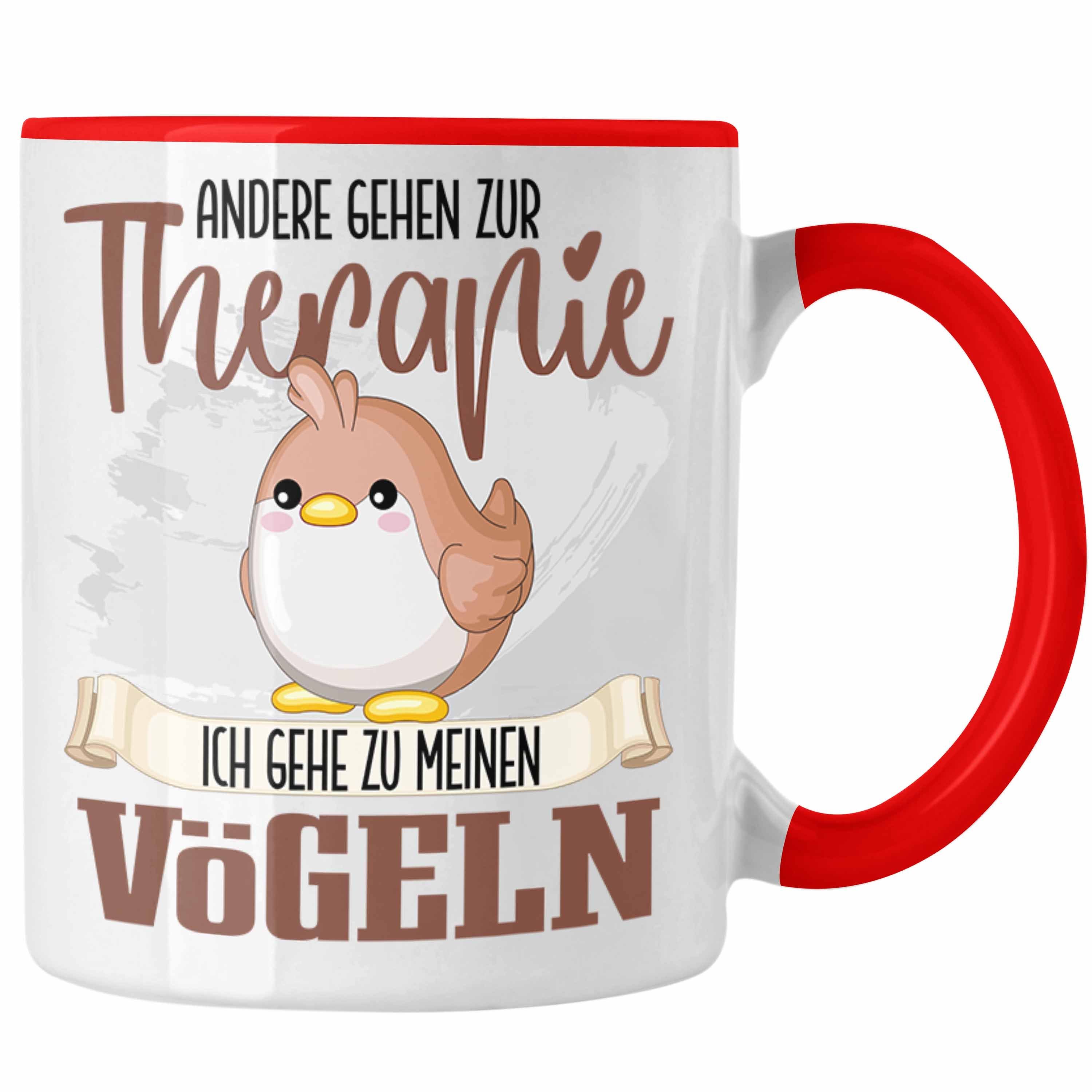 Liebha Tasse Spruch Lustiger Trendation Vogel Geschenkidee Besitzer Vogel Züchter Tasse Rot