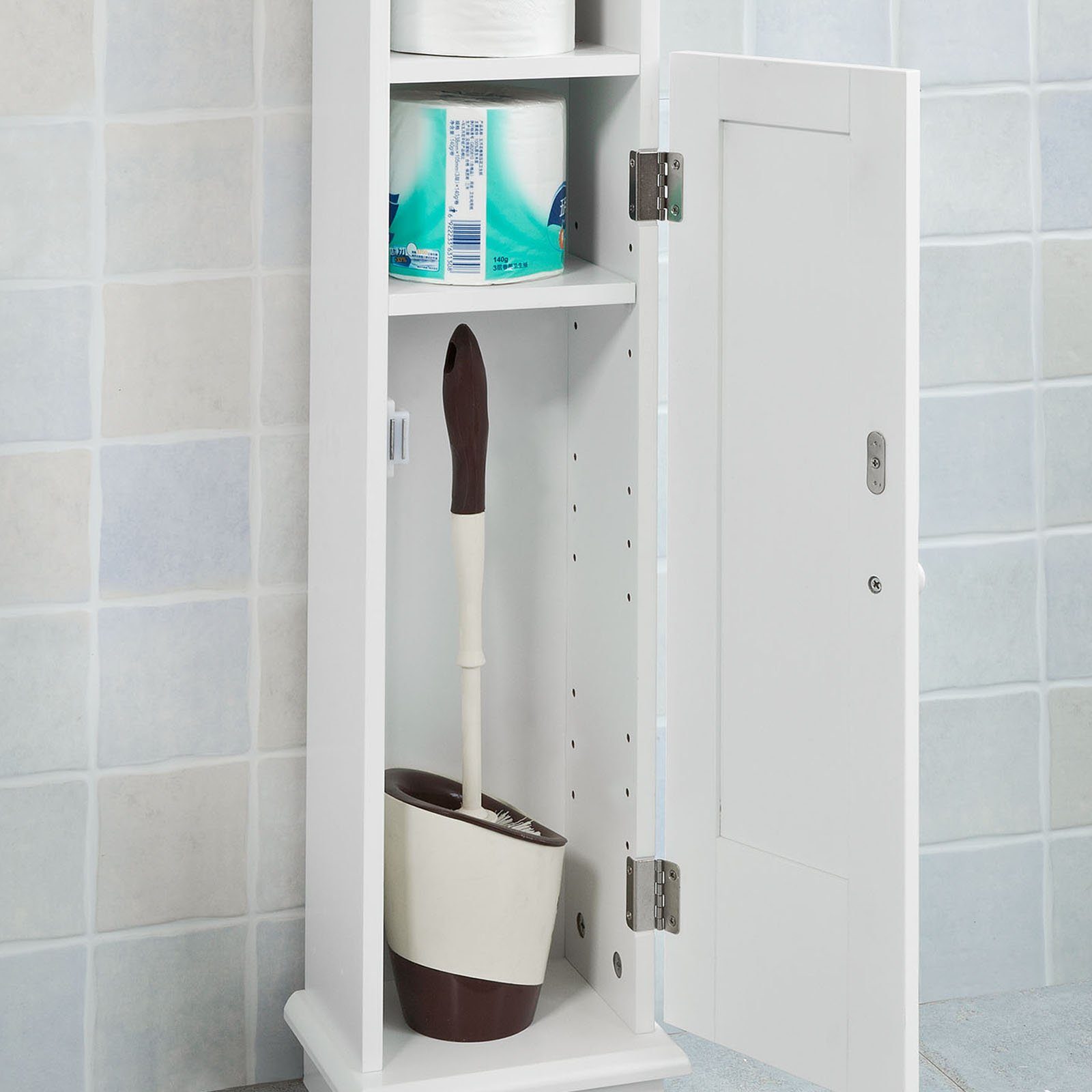 SoBuy Toilettenpapierhalter FRG135/FRG177, Toilettenrollenhalter Toilettenpapieraufbewahrung